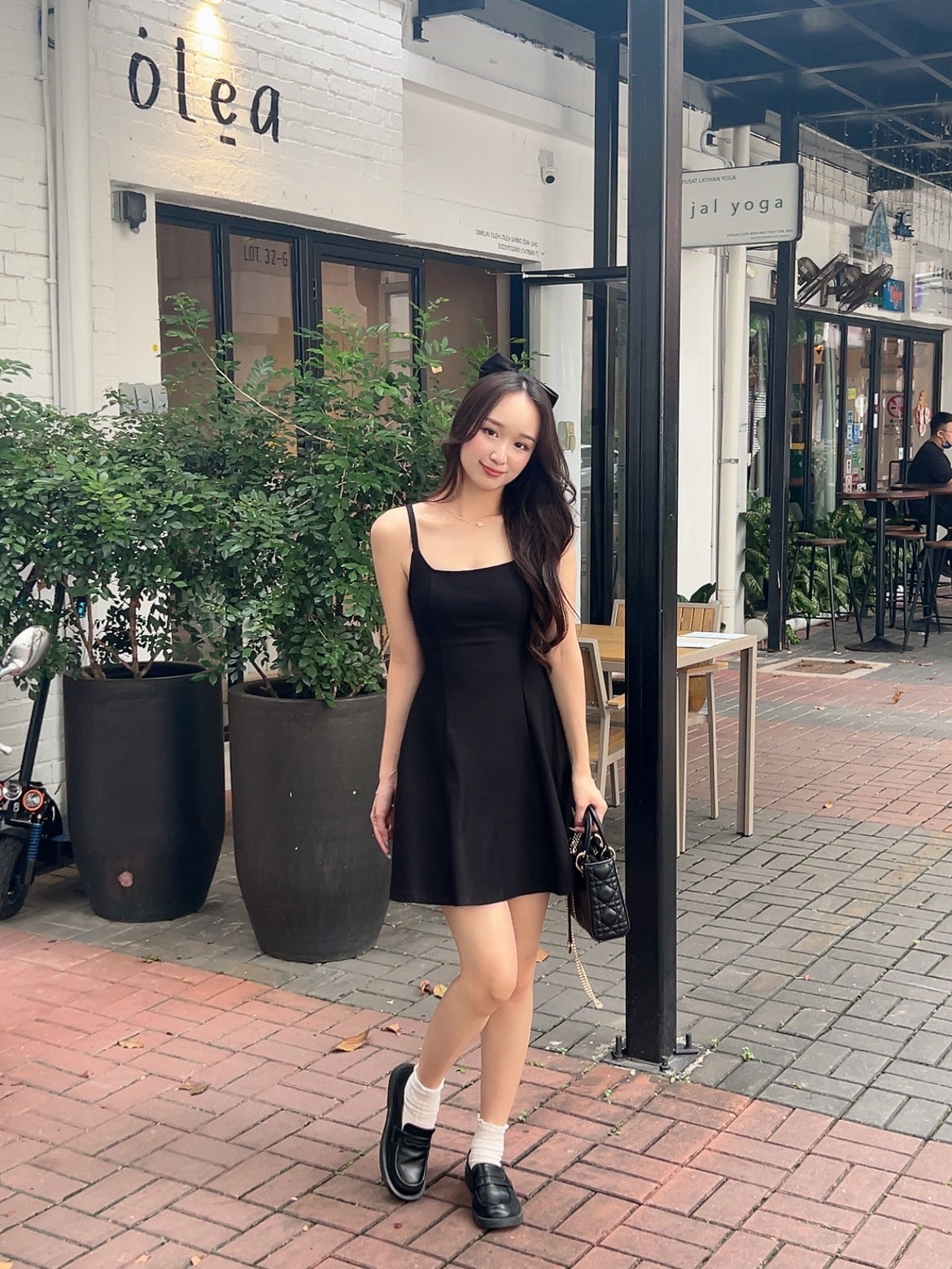 Gabrielle Mini Dress in Black
