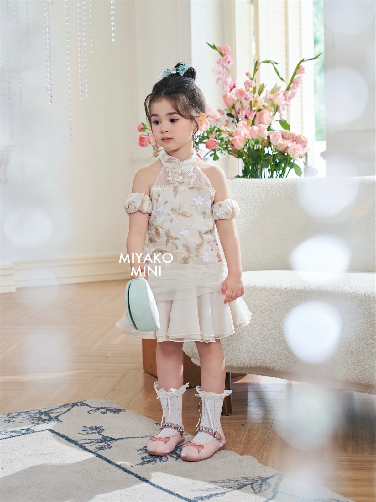 【罗马假日】Roman Premium Embroidered Girl Dress 小女孩连身裙