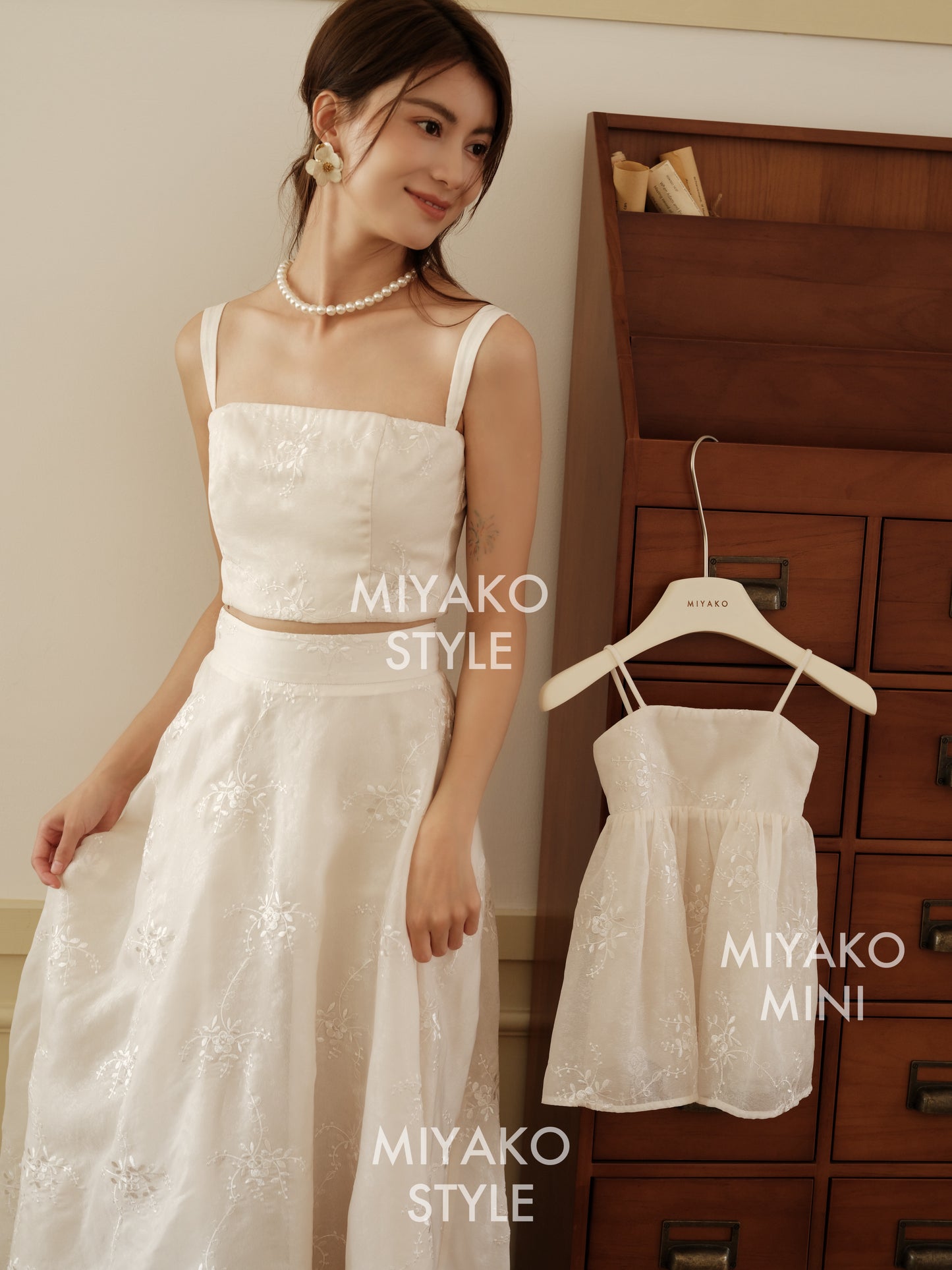 【星语心愿】Starry Wish Little Girl Dress in White小女孩连身裙