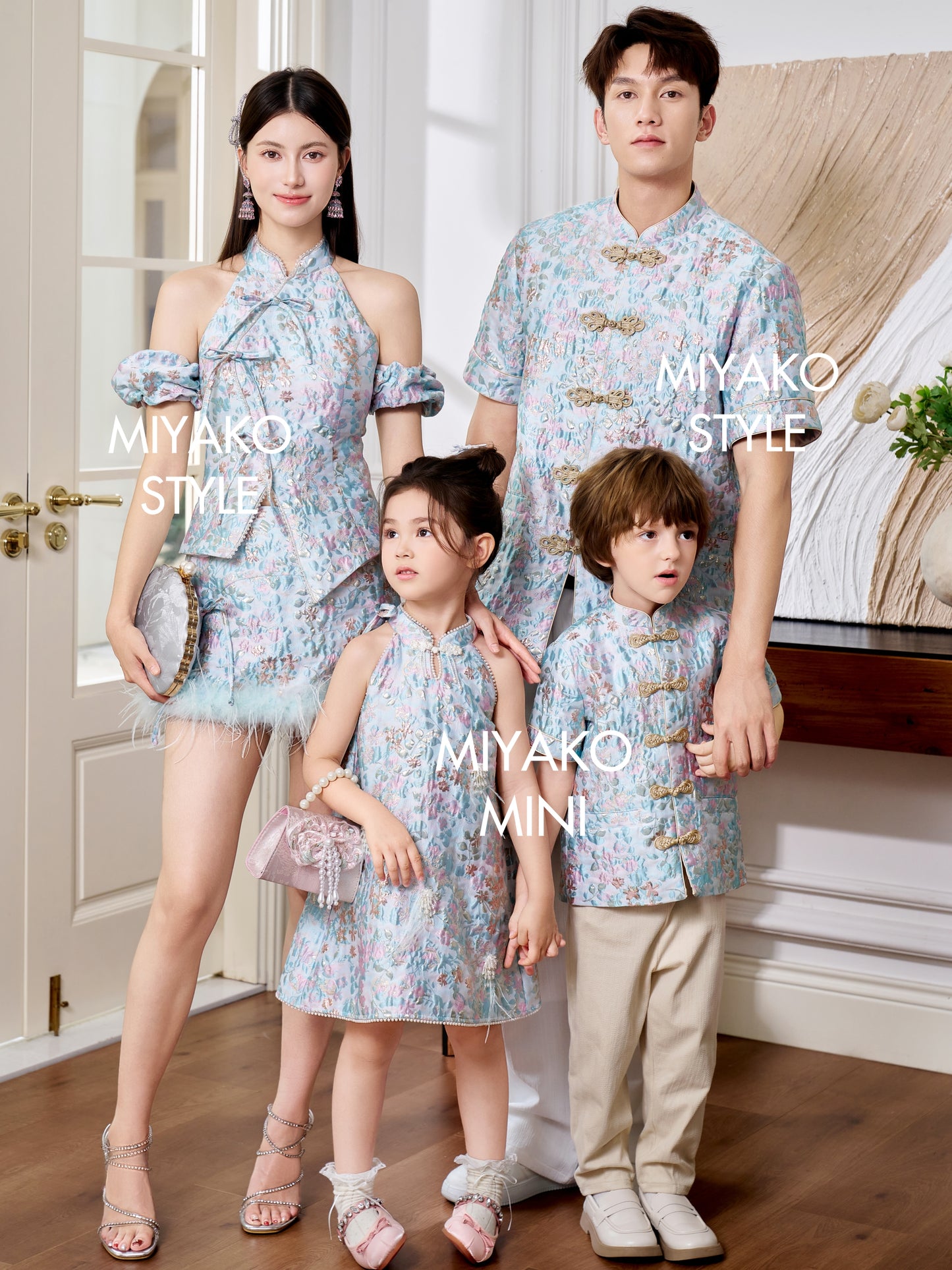 【情有独钟】Love Premium Girl Dress in Tiffany Blue 蒂芙尼小女孩连身裙