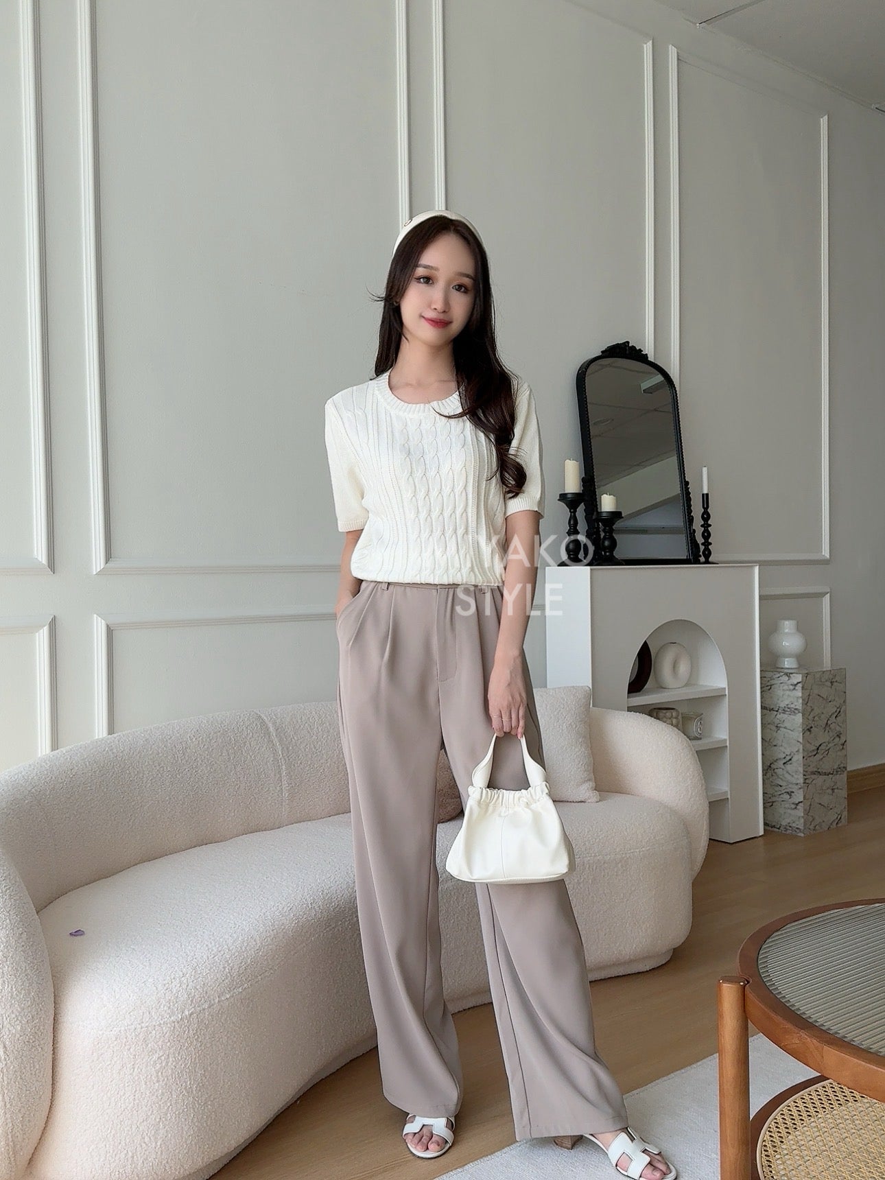 (DEFECT) Premium Casual Pant in Khaki 卡其色西装长裤