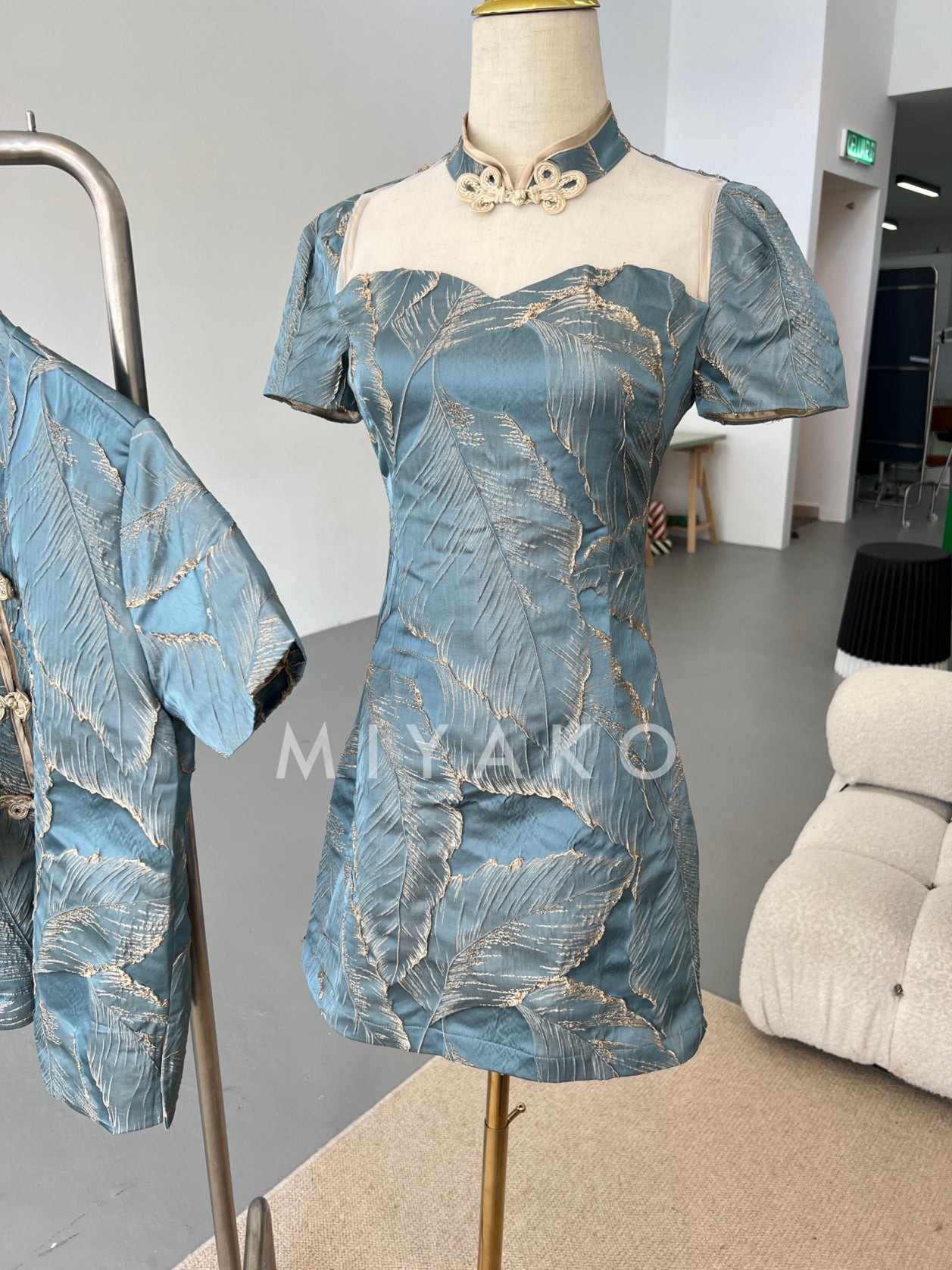 【金枝玉葉】 Yu Ye Premium Oriental Boy Top in Dark Colour (Kid) 深色男孩款