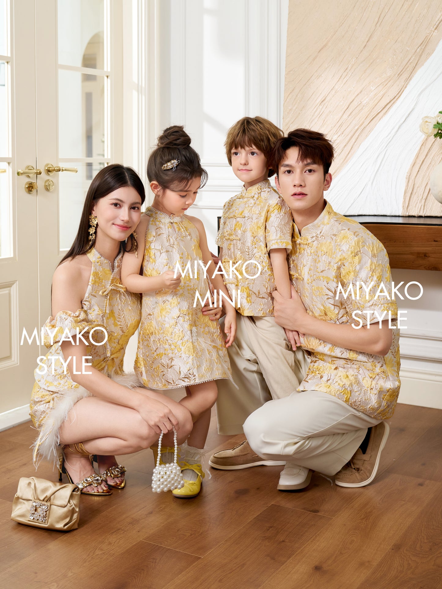 【情有独钟】Love Premium Girl Dress in Light Yellow 浅黄色小女孩连身裙