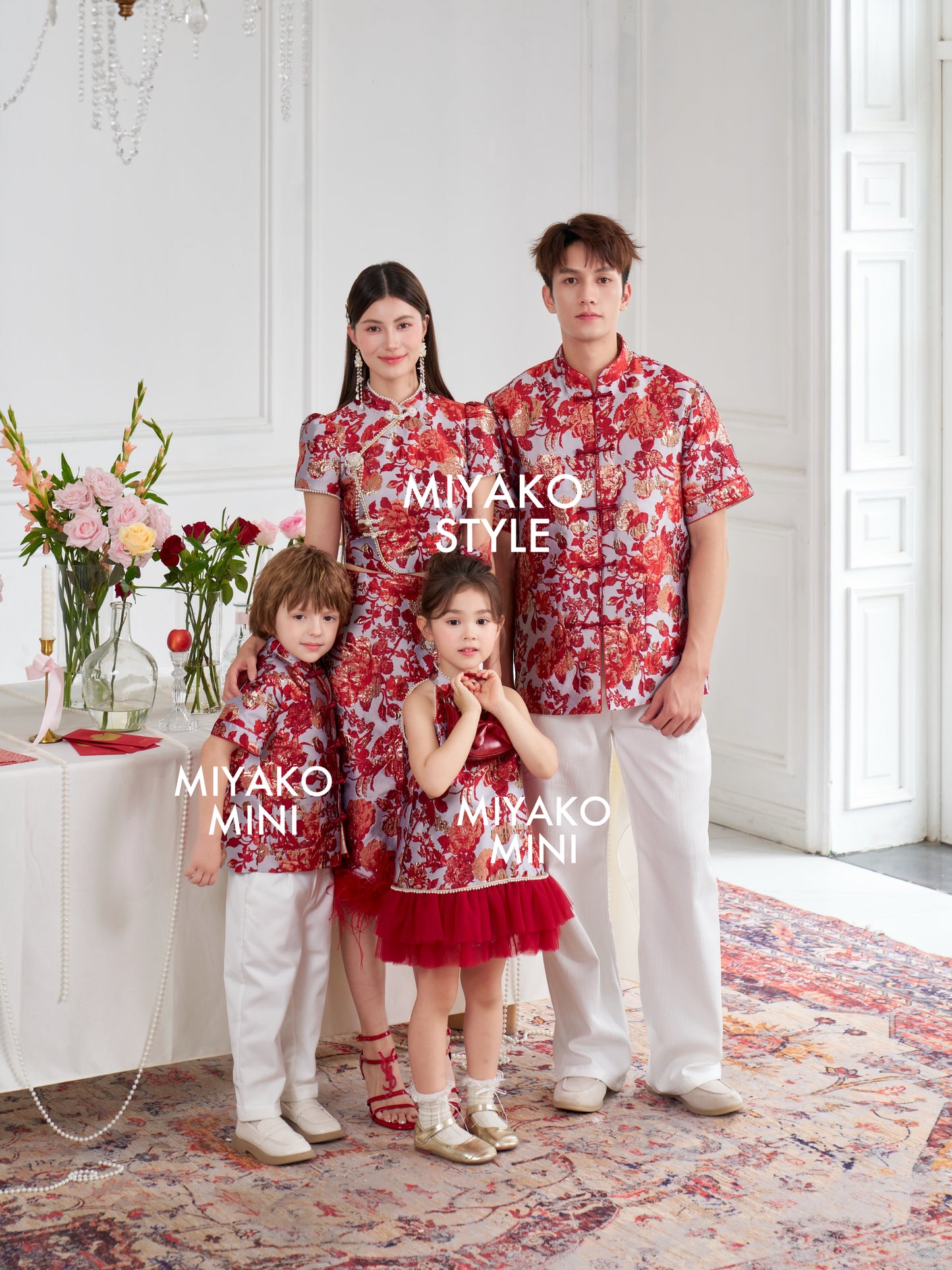 【春风得亿】Millions Premium Men Suit in Red 红色男唐装