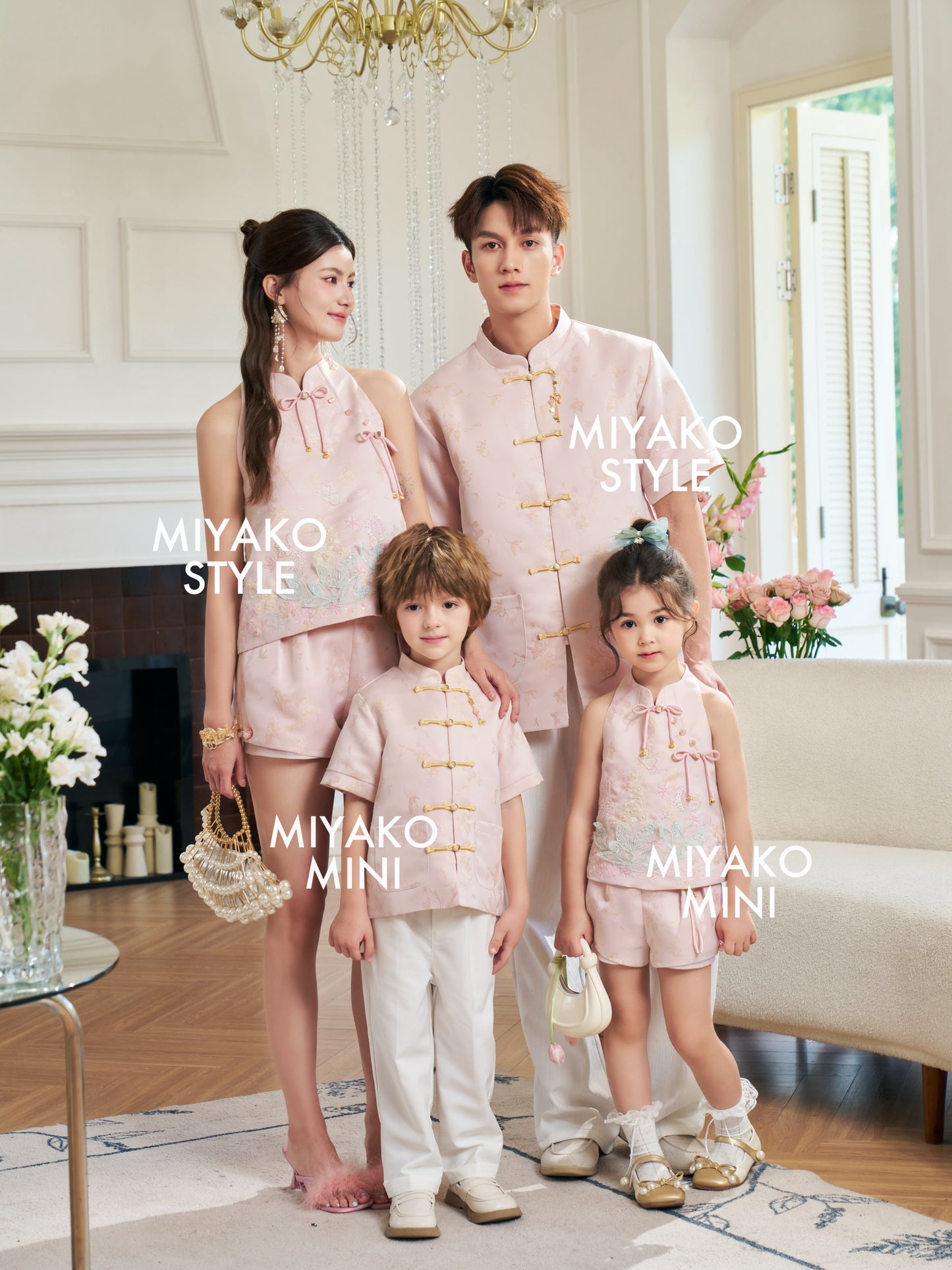 【花花世界】Fabulous Premium Embroidered Short in Pink 粉色女装短裤