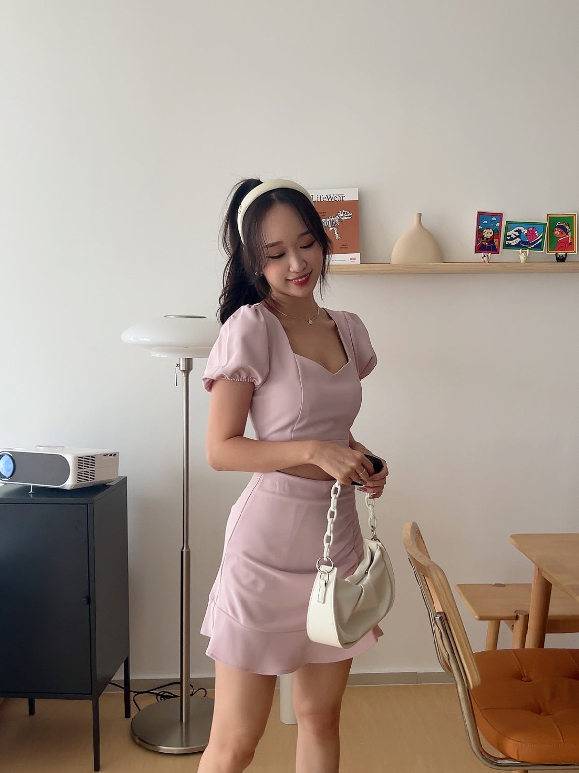 (DEFECT) Audrey Ruffle Mini Skirt