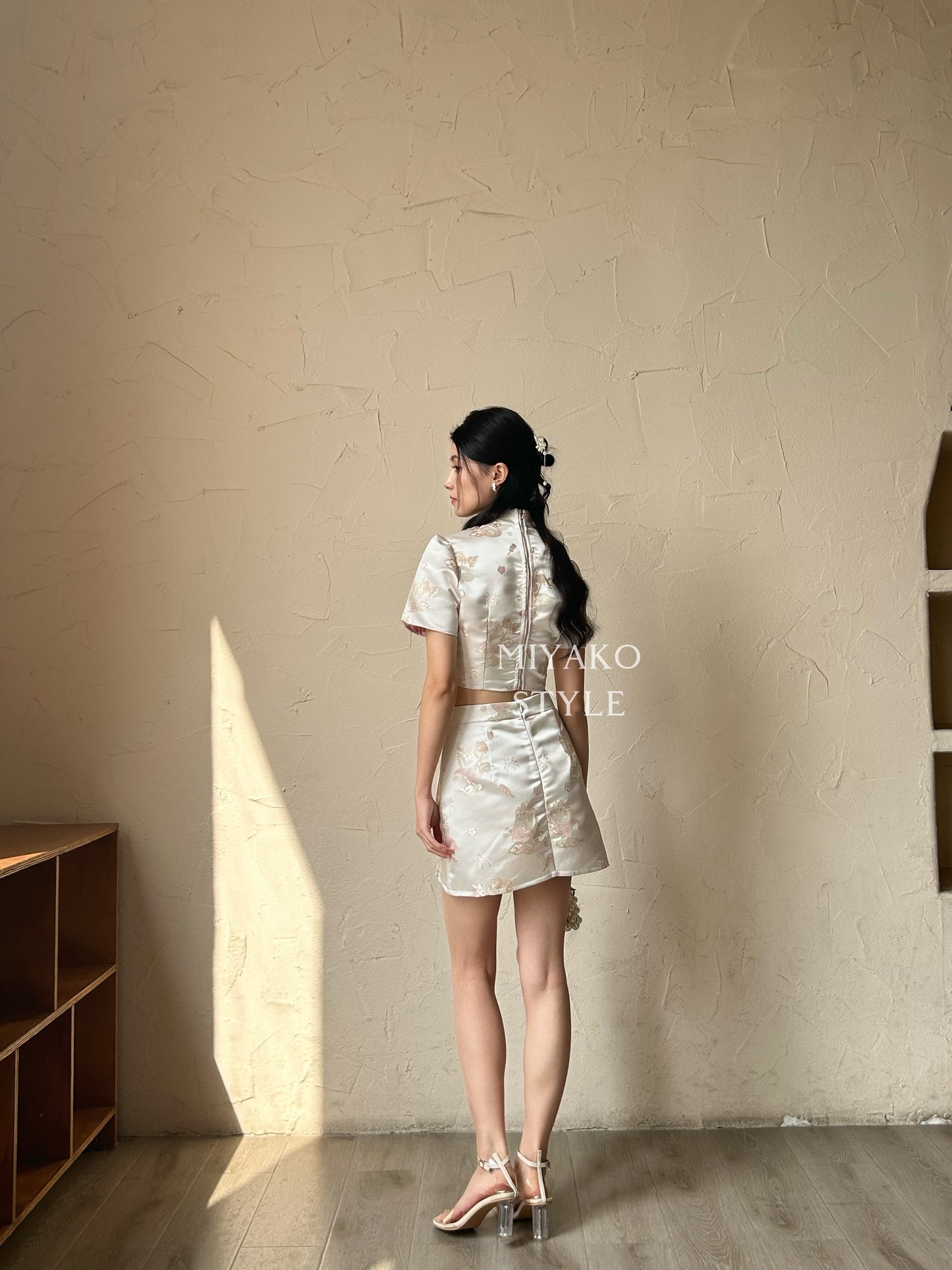 【喜乐龙龙】Joyful Dragon Mini Skirt in Pink 粉色(女短半身裙 only)