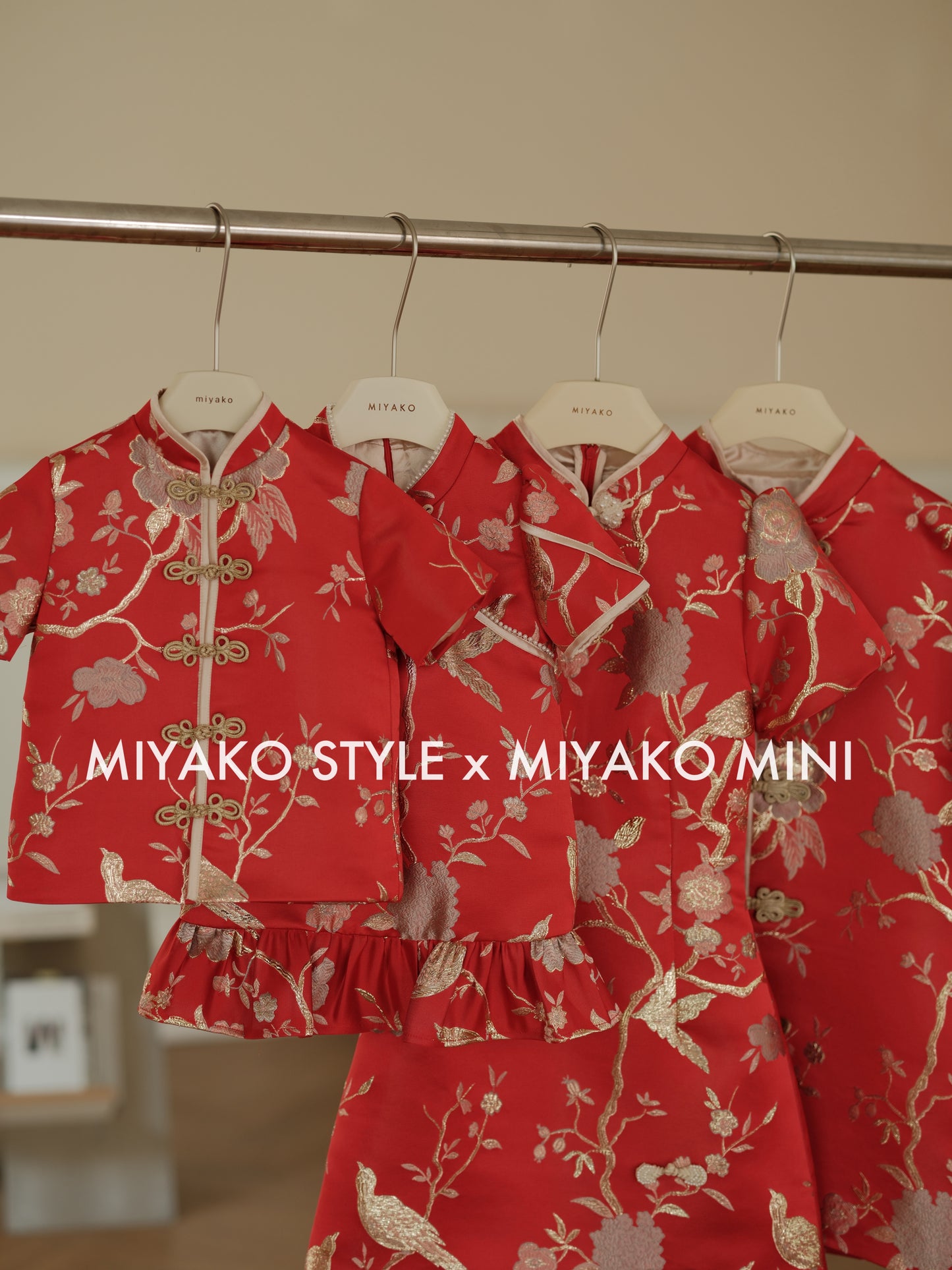(DEFECT)【福星高照】Fú Cheongsam Girl Dress Red