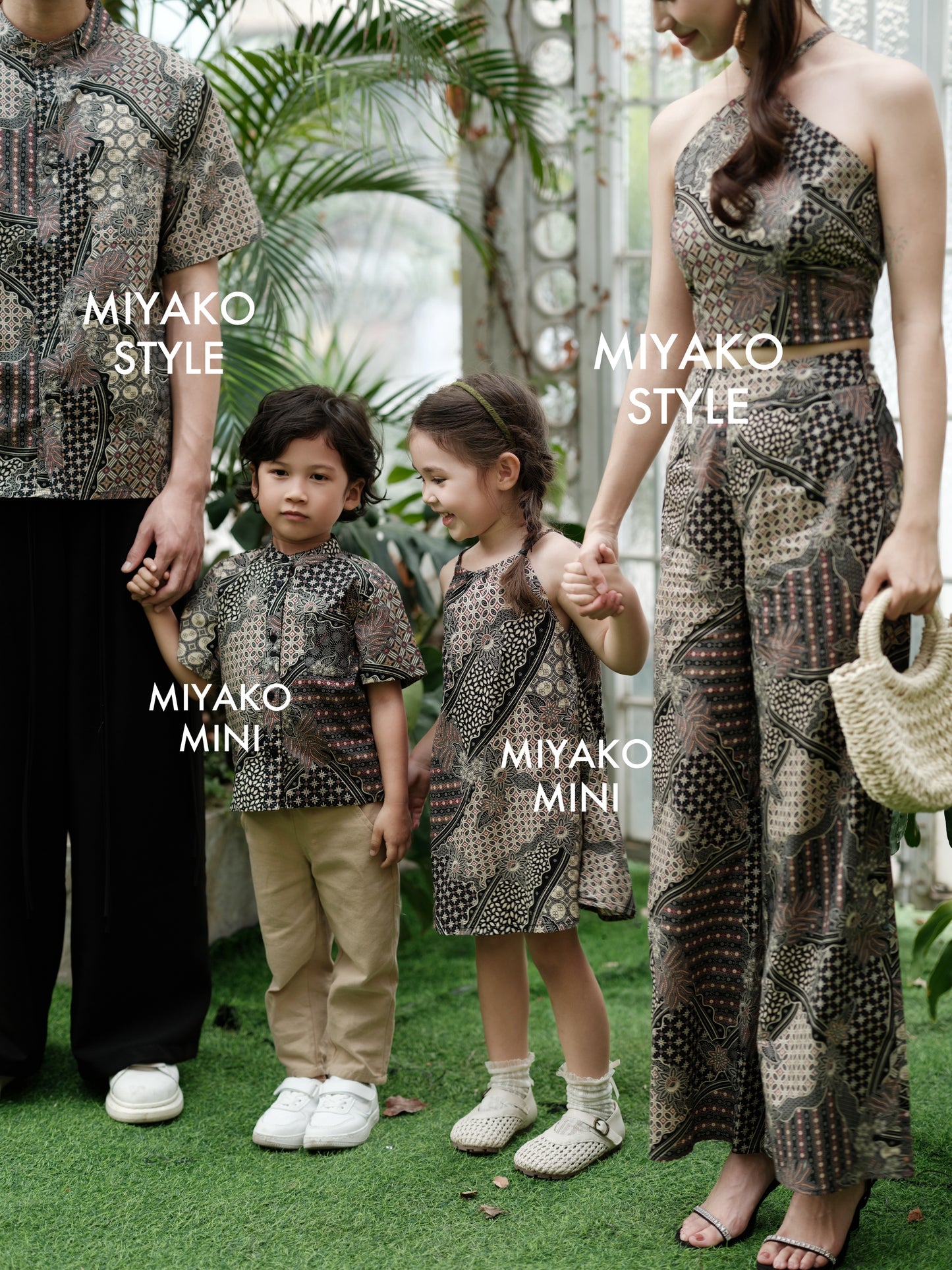 Batik Crop Top in Cocoa