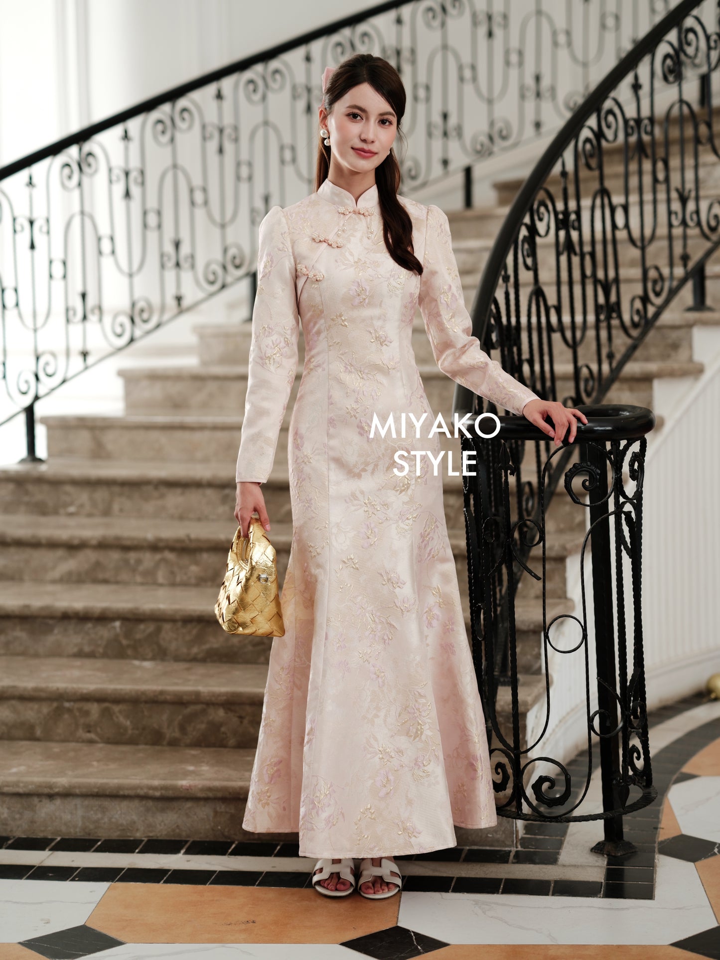 【芳华绝代】Madelyn Long Sleeve Dress 长袖长连身裙
