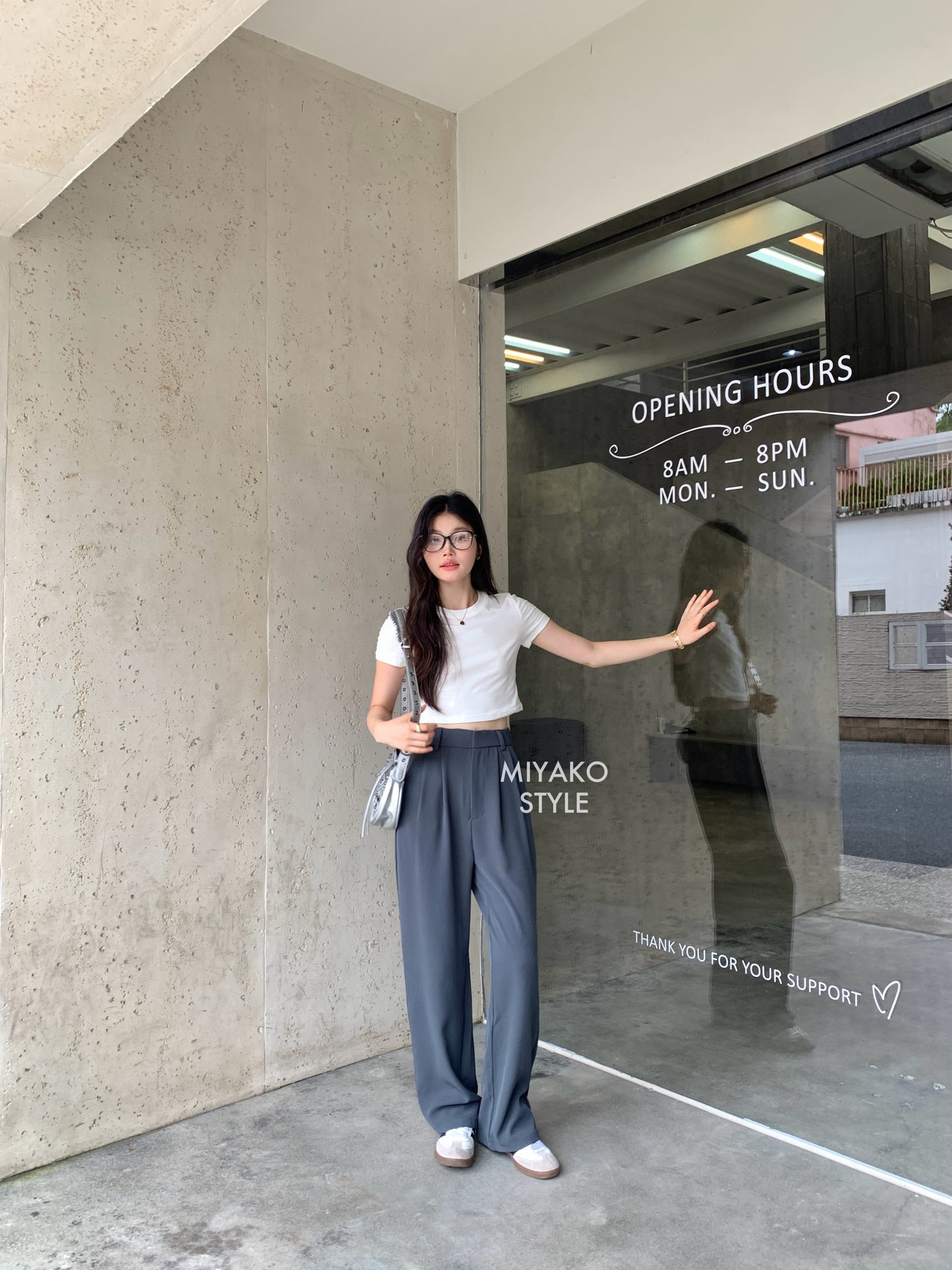 Premium Casual Pant in Grey 灰色西装长裤