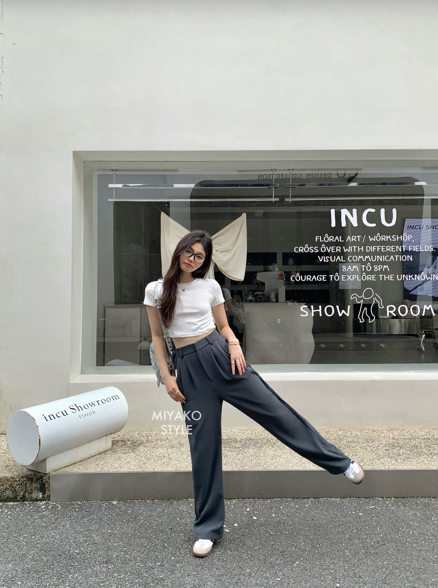Premium Casual Pant in Grey 灰色西装长裤