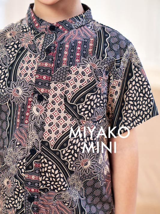 Batik Boy Suit in Cocoa