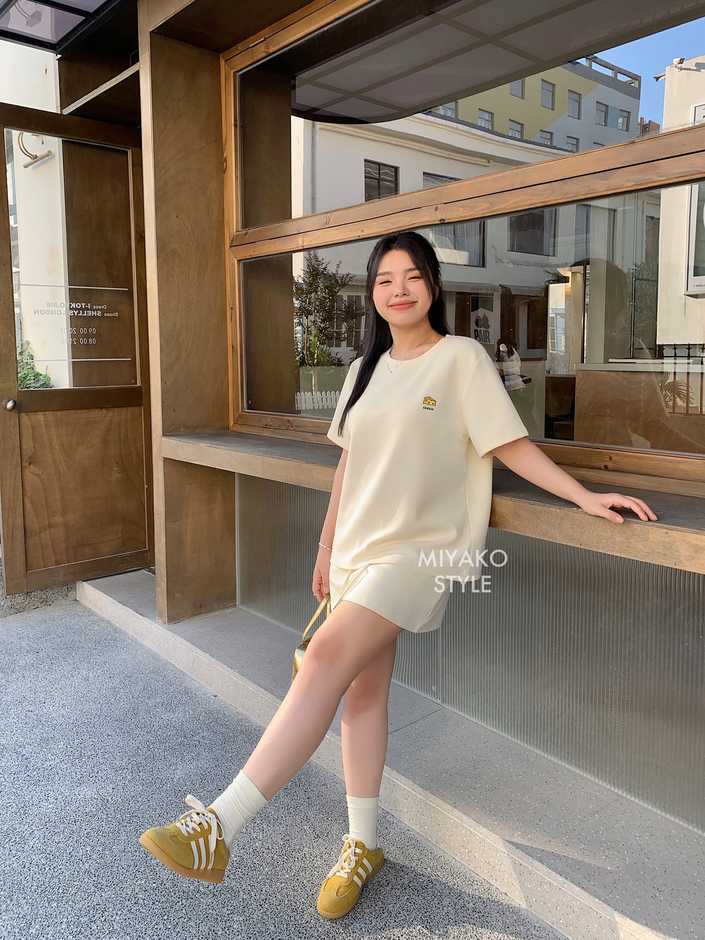 Cheese Mini Skirt in Yellow 黃色短裙