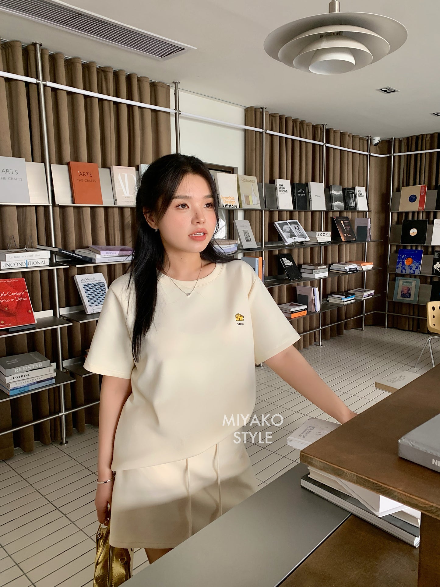 Cheese Mini Skirt in Yellow 黃色短裙