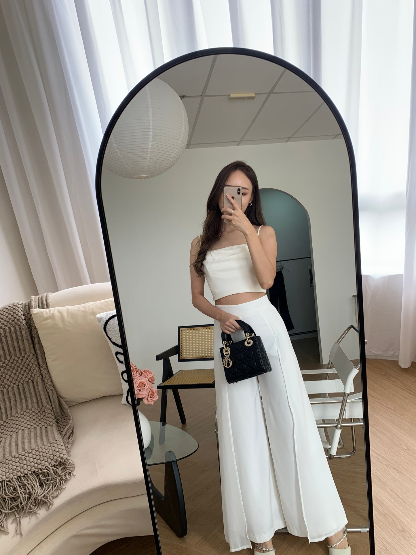 Callie High Waist Fairy Pant in White