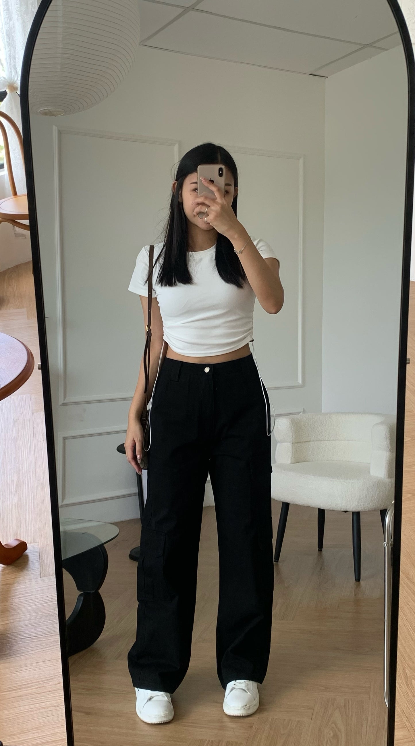 Casper Cargo Pant in Black