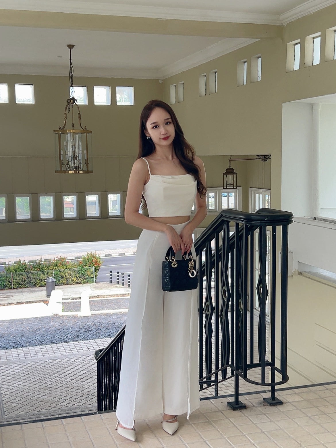 Callie High Waist Fairy Pant in White