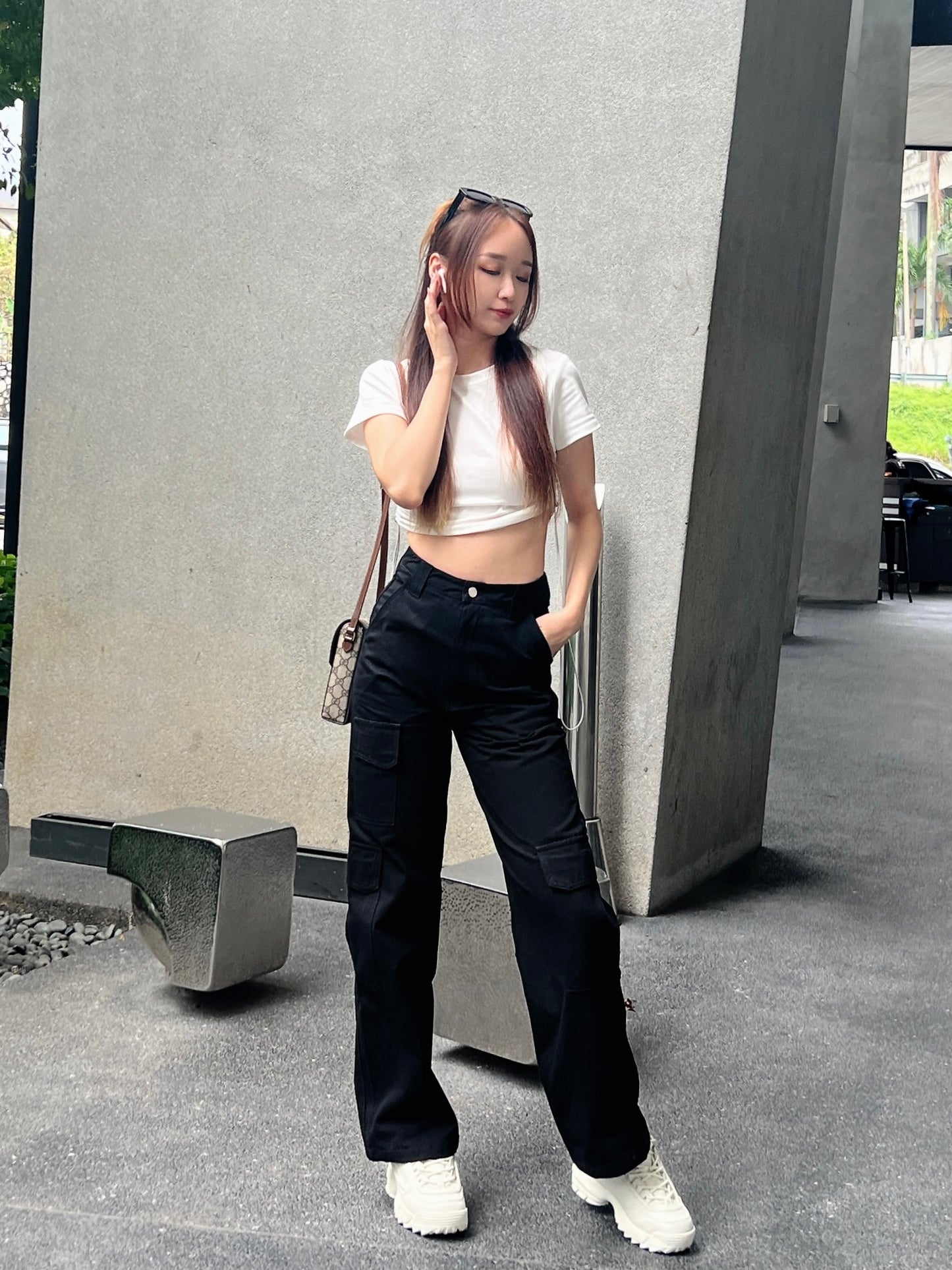 Casper Cargo Pant in Black