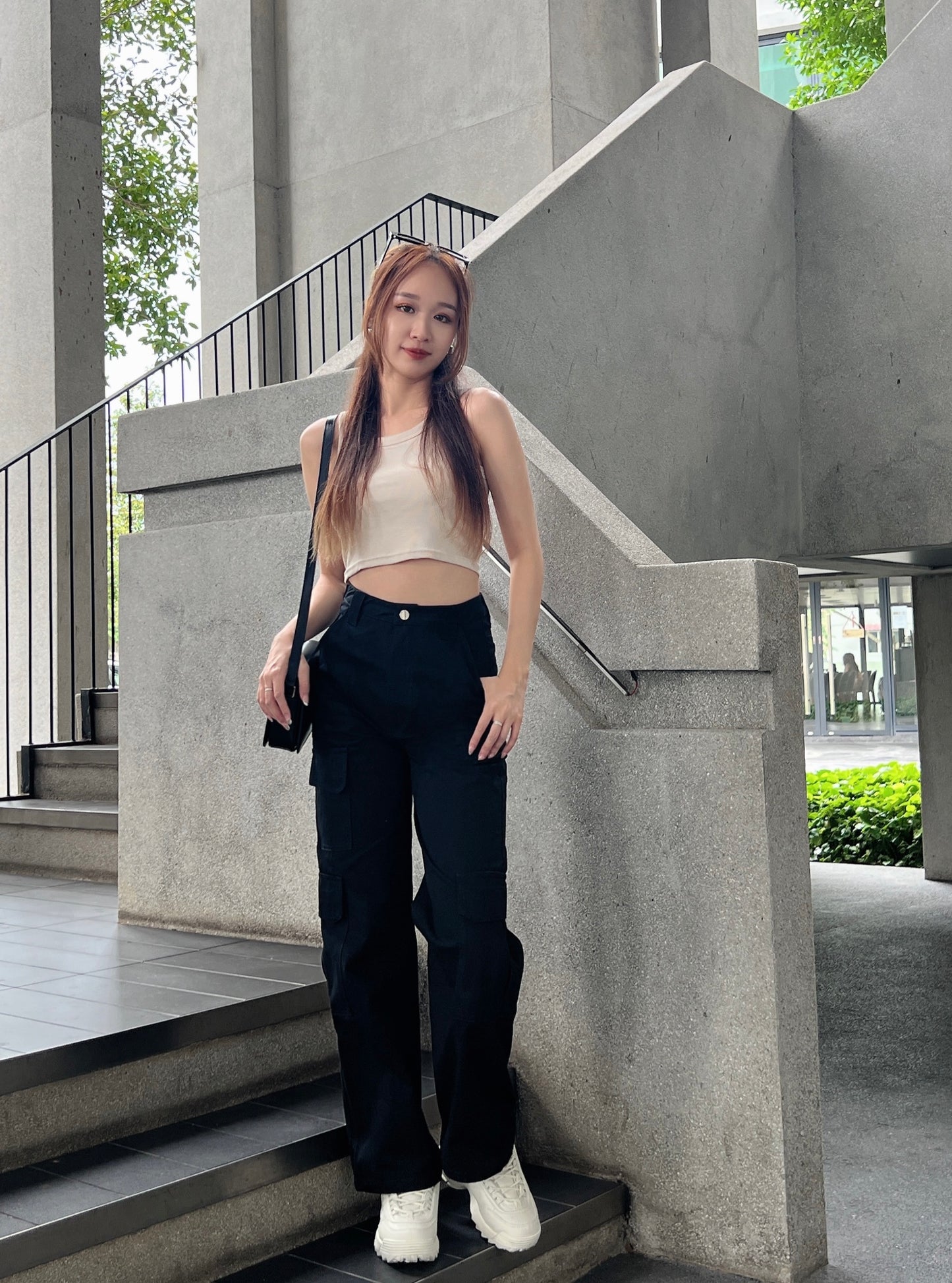 Casper Cargo Pant in Black