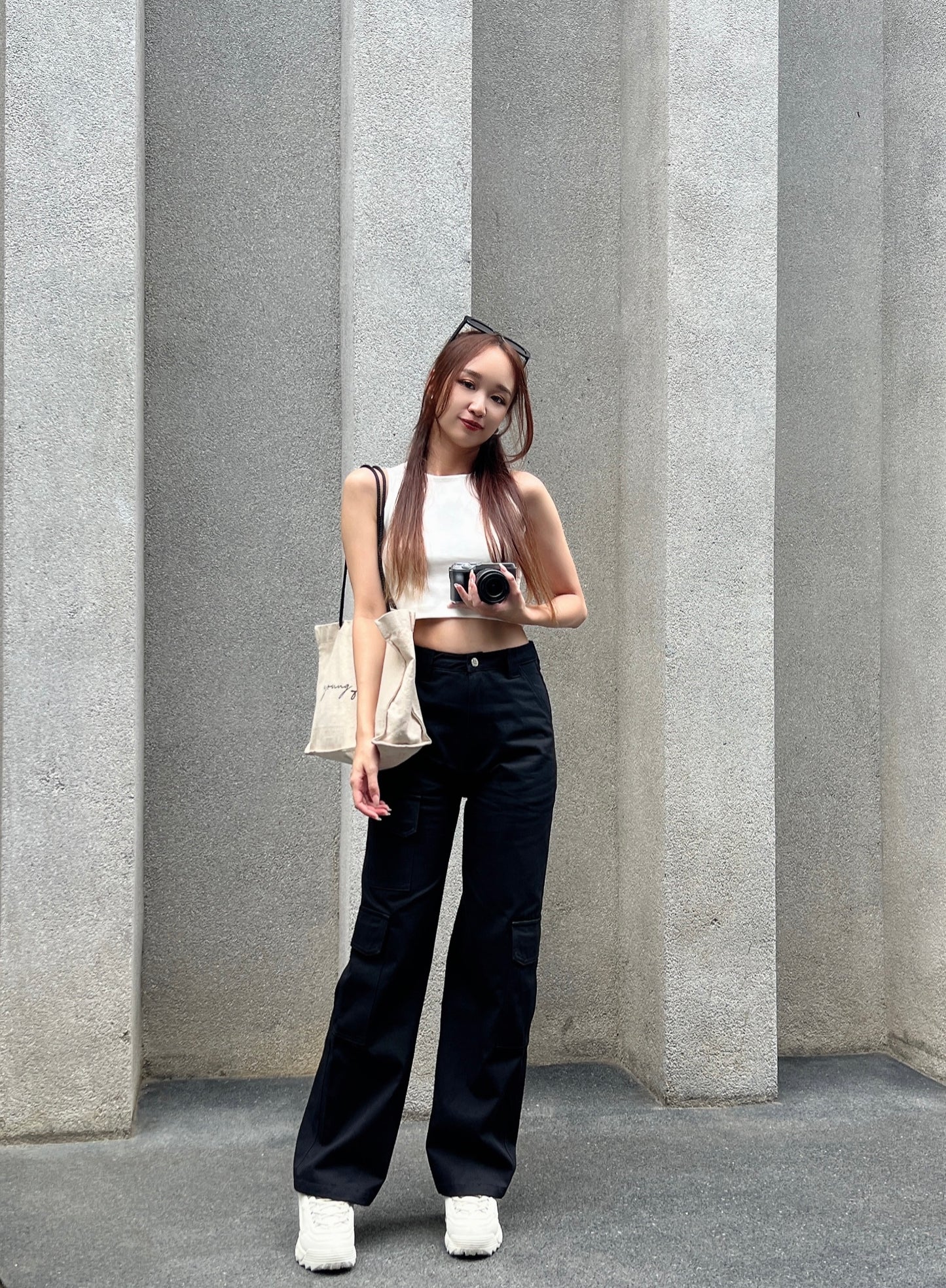 Casper Cargo Pant in Black
