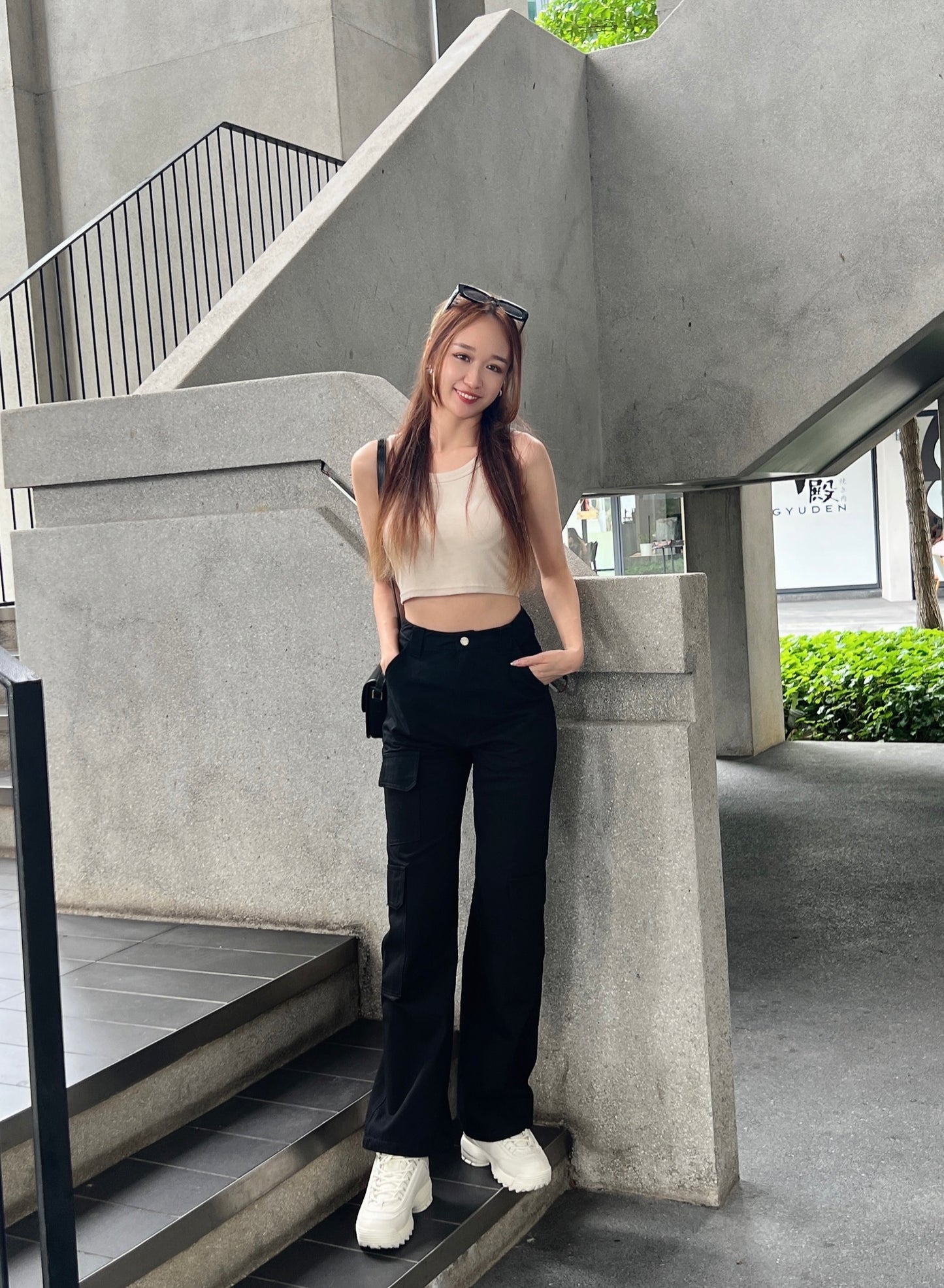 Casper Cargo Pant in Black