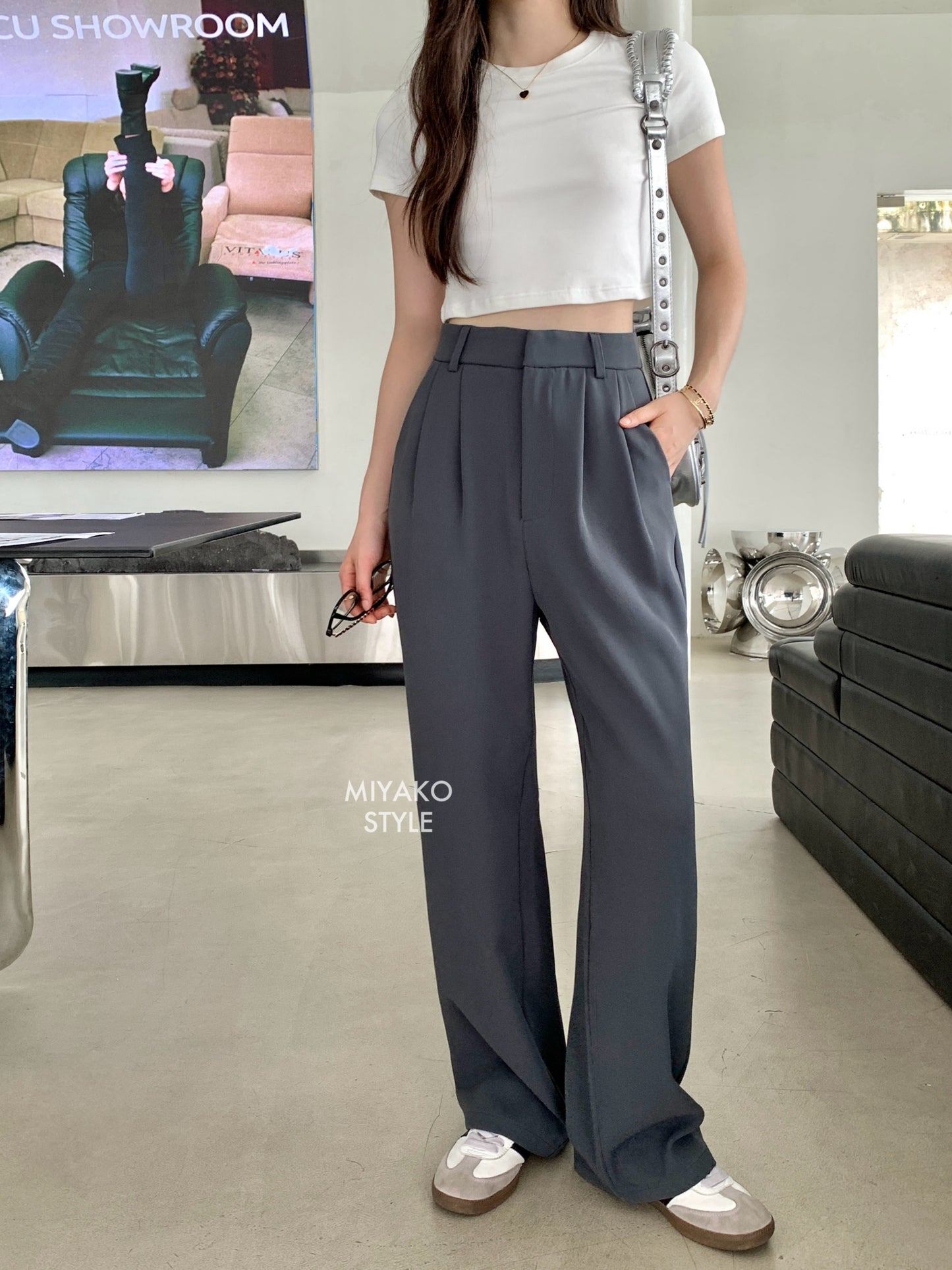 (DEFECT) Anna Short Sleeve Crop Top