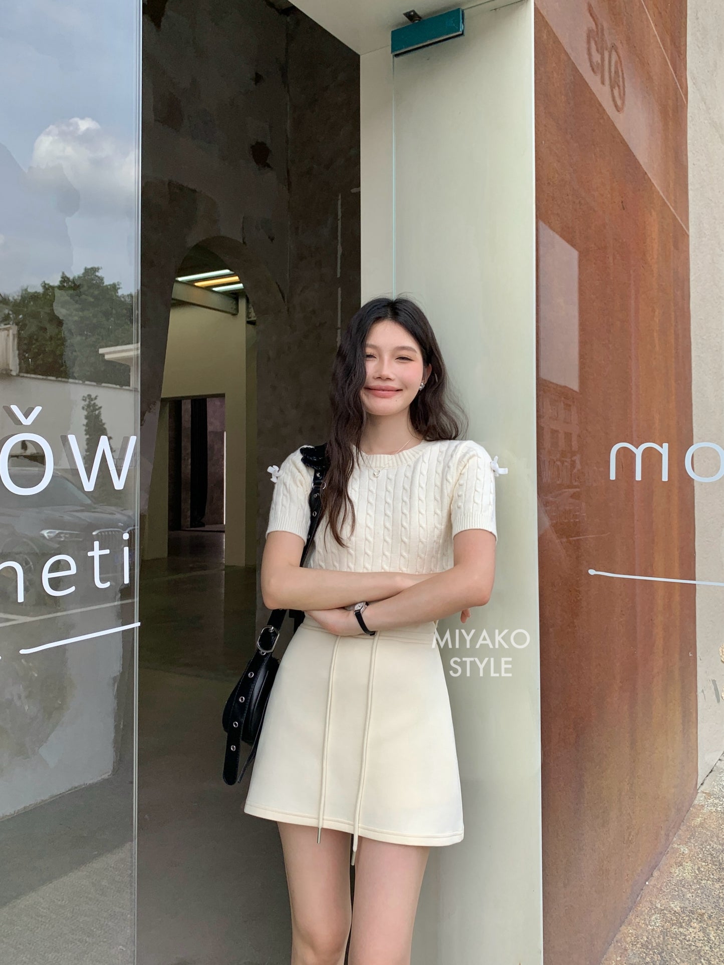 Cheese Mini Skirt in Yellow 黃色短裙