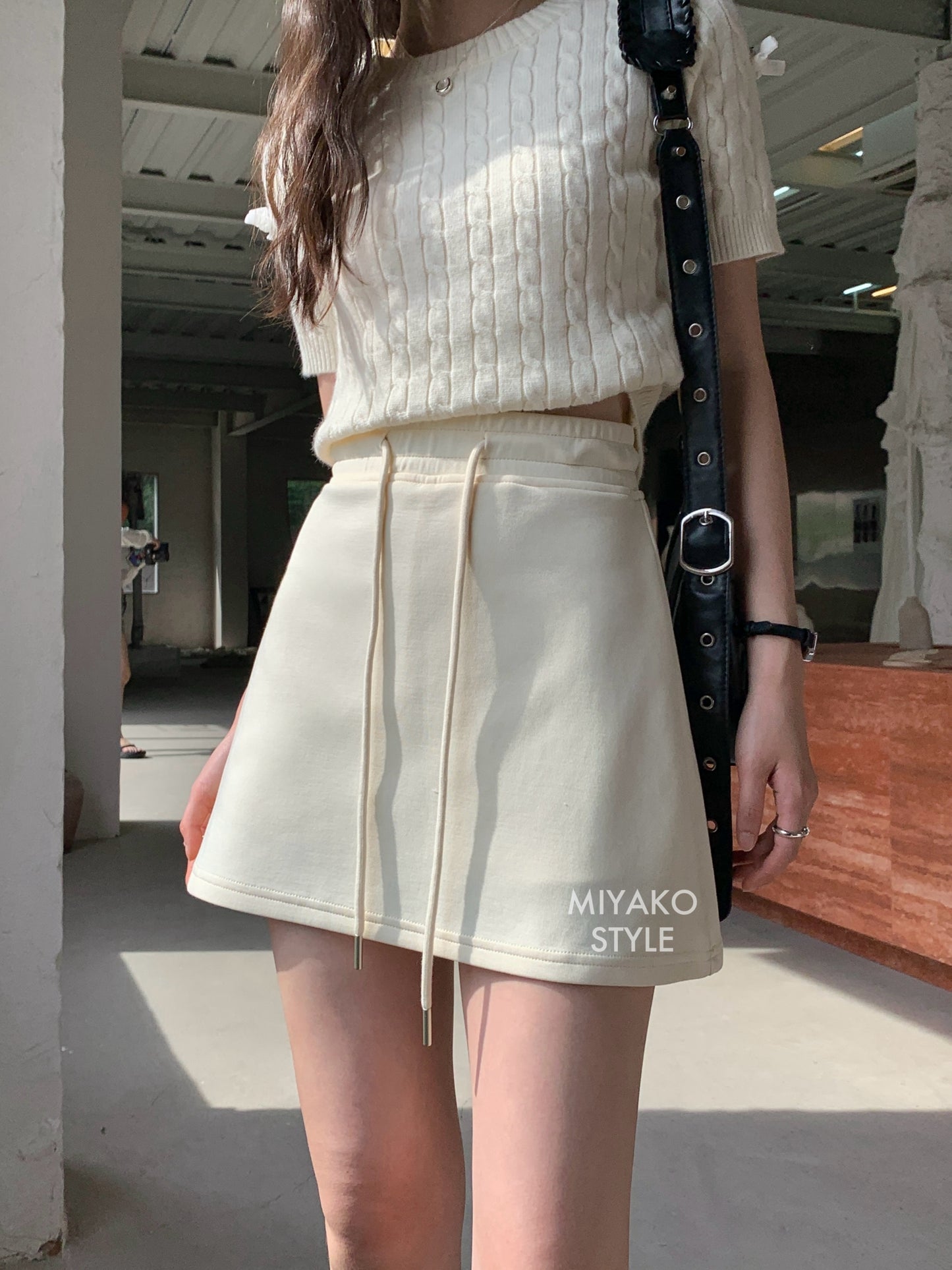Cheese Mini Skirt in Yellow 黃色短裙