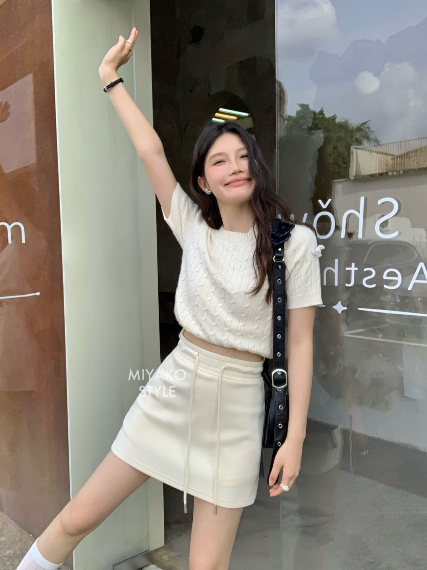 Cheese Mini Skirt in Yellow 黃色短裙