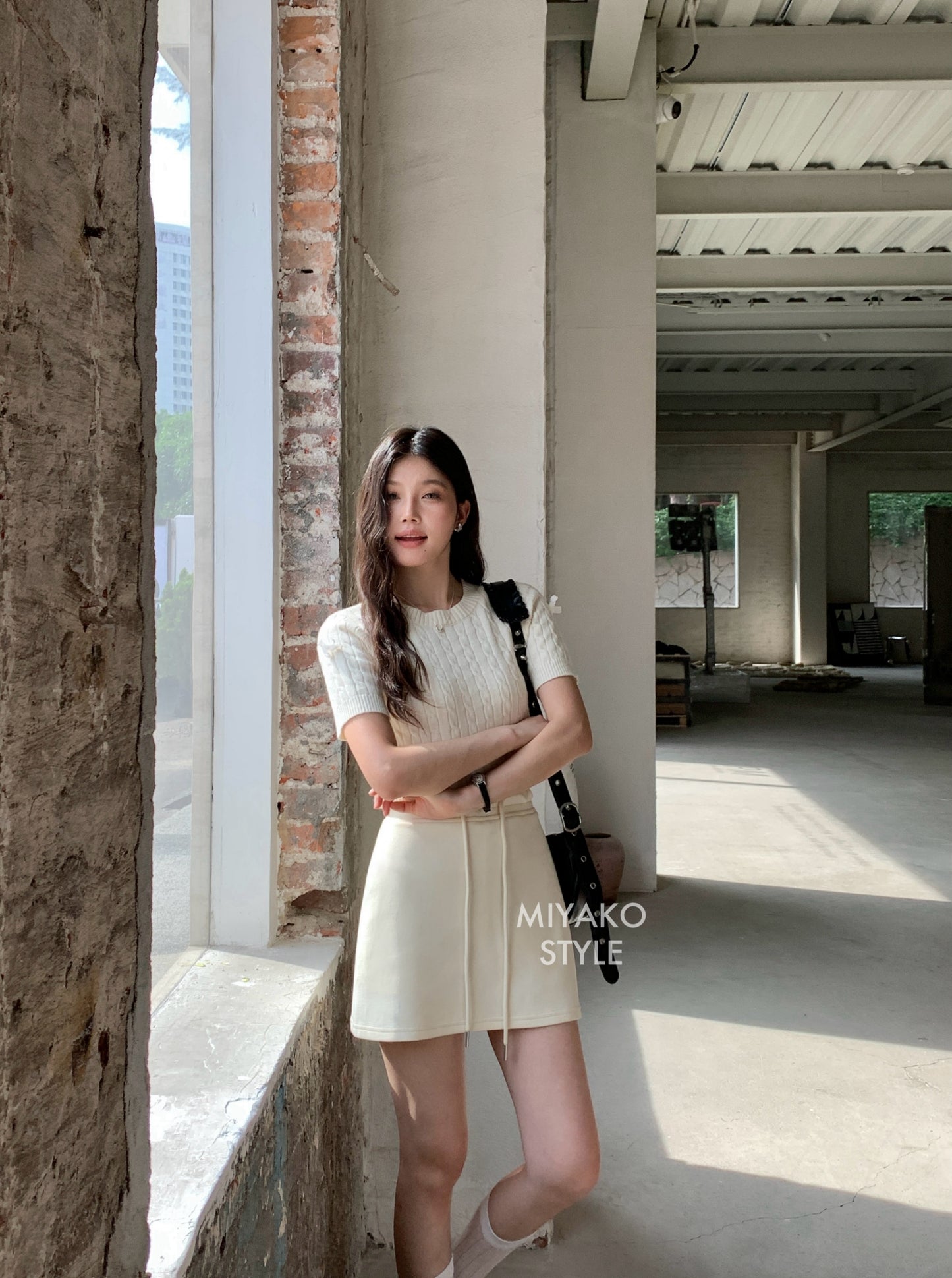 Cheese Mini Skirt in Yellow 黃色短裙