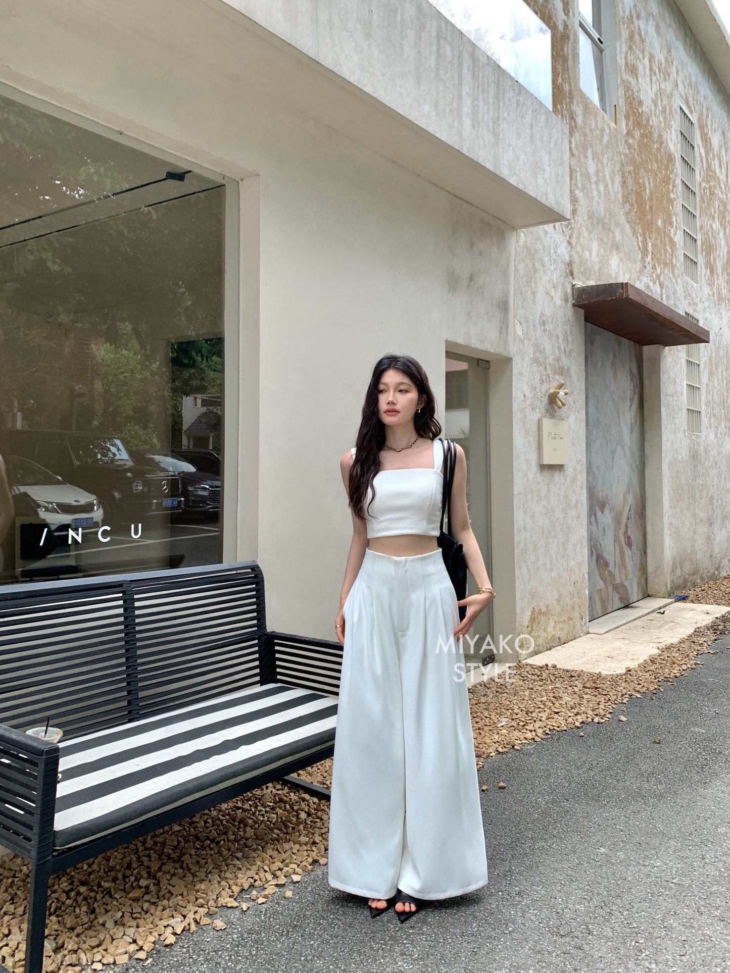 (DEFECT) Adele High Waist Long Pants