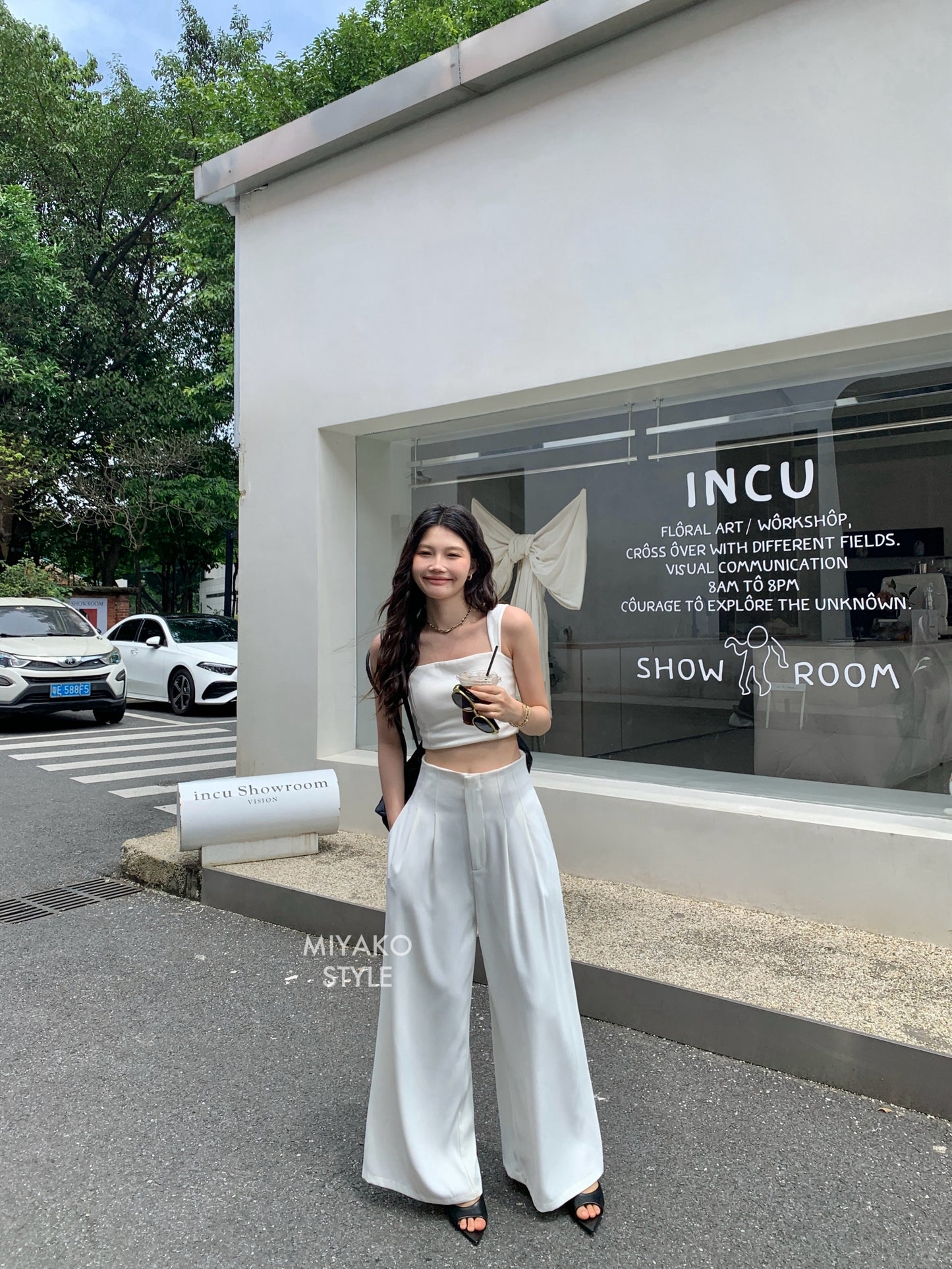 (DEFECT) Adele High Waist Long Pants
