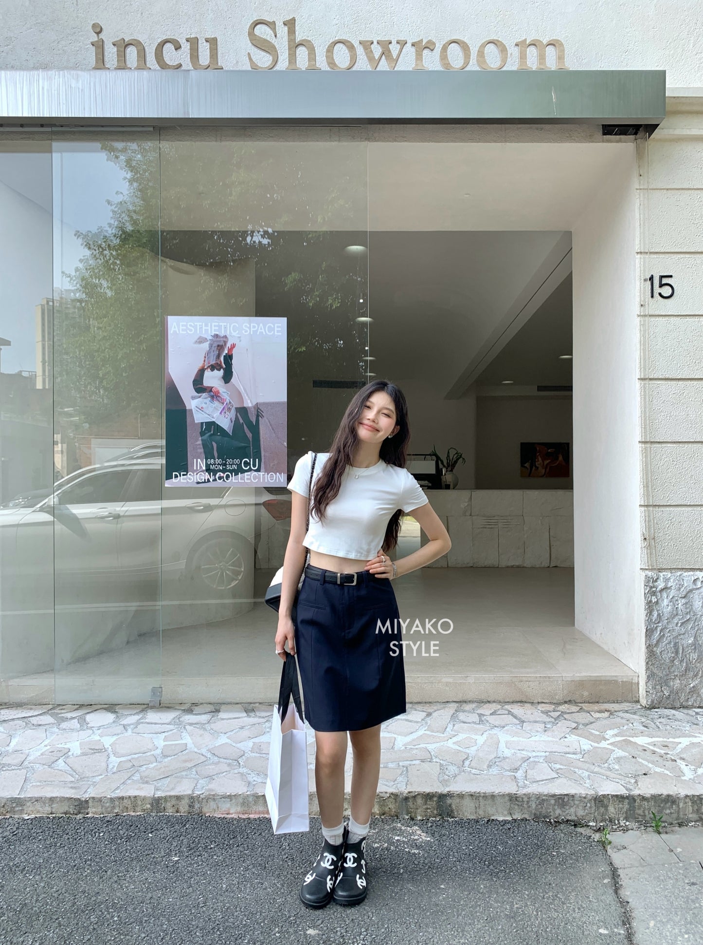 (DEFECT) Anna Short Sleeve Crop Top