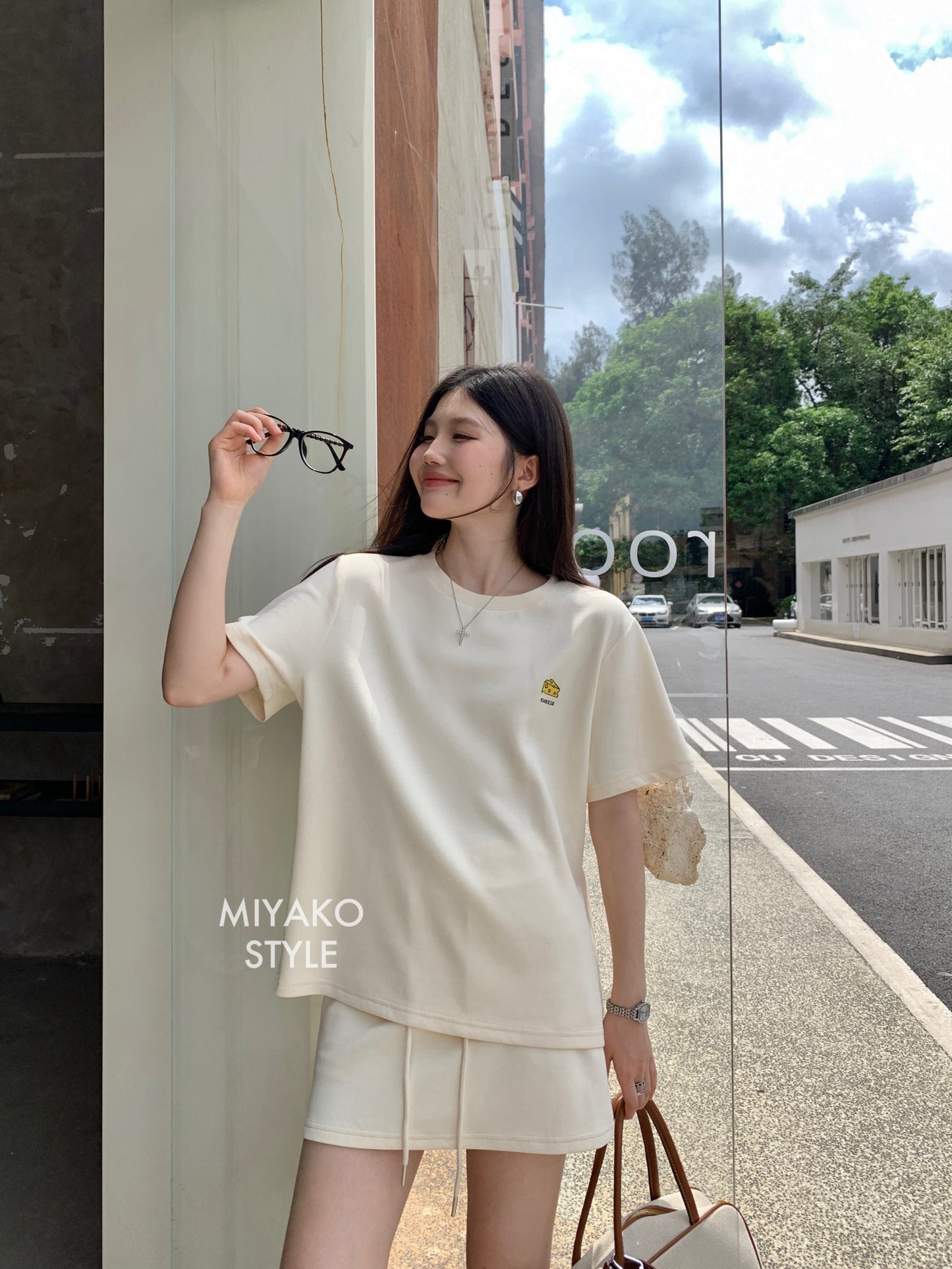Cheese T shirt in Yellow 黃色T恤