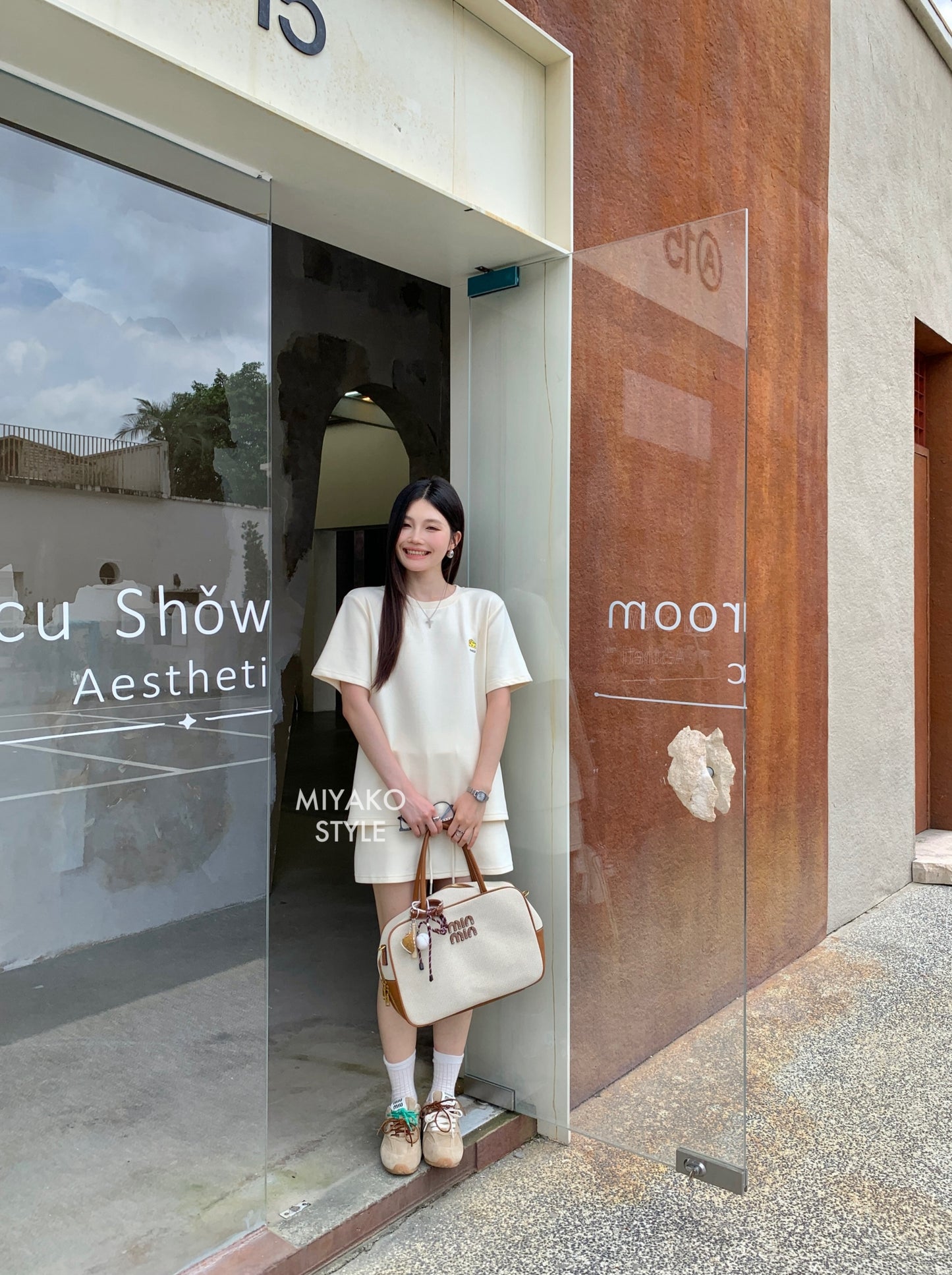 Cheese Mini Skirt in Yellow 黃色短裙