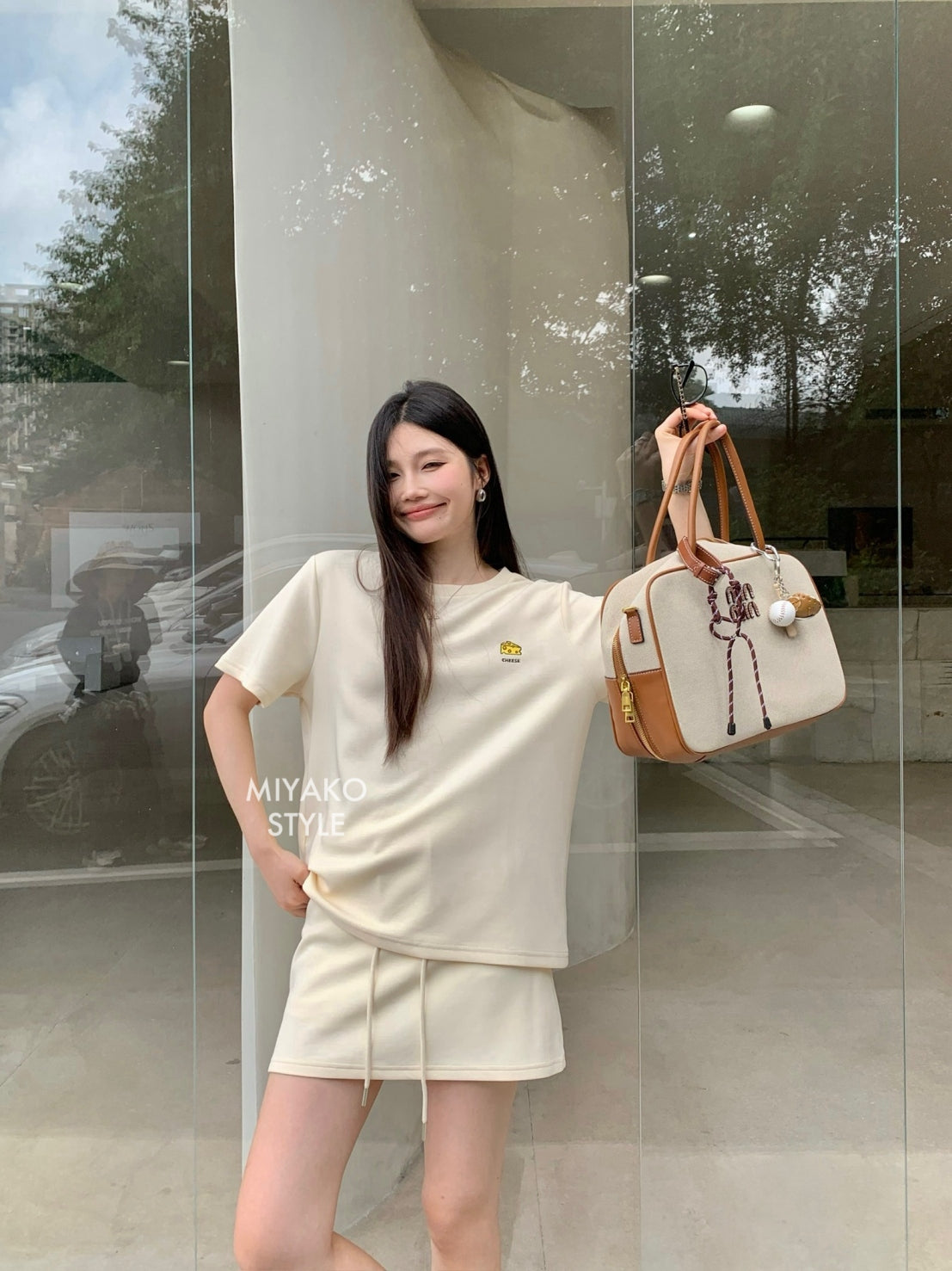 Cheese T shirt in Yellow 黃色T恤