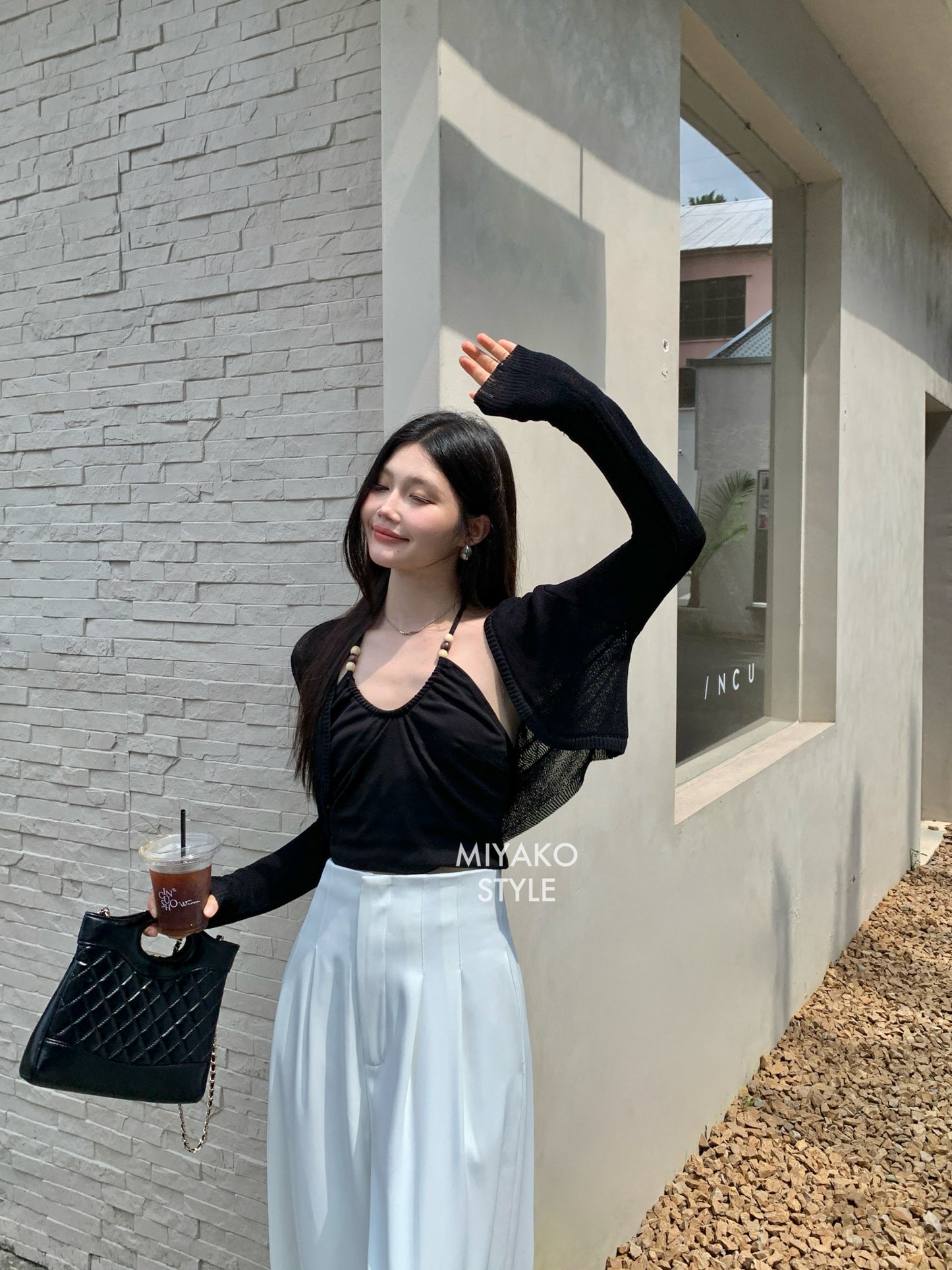(DEFECT) Adele High Waist Long Pants