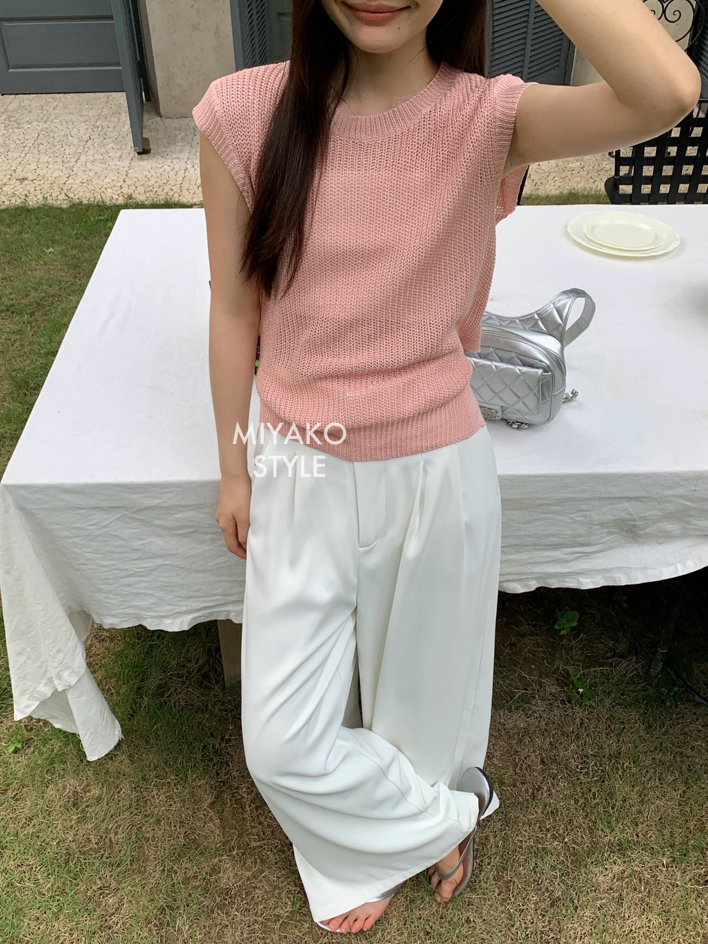 (DEFECT) Adele High Waist Long Pants