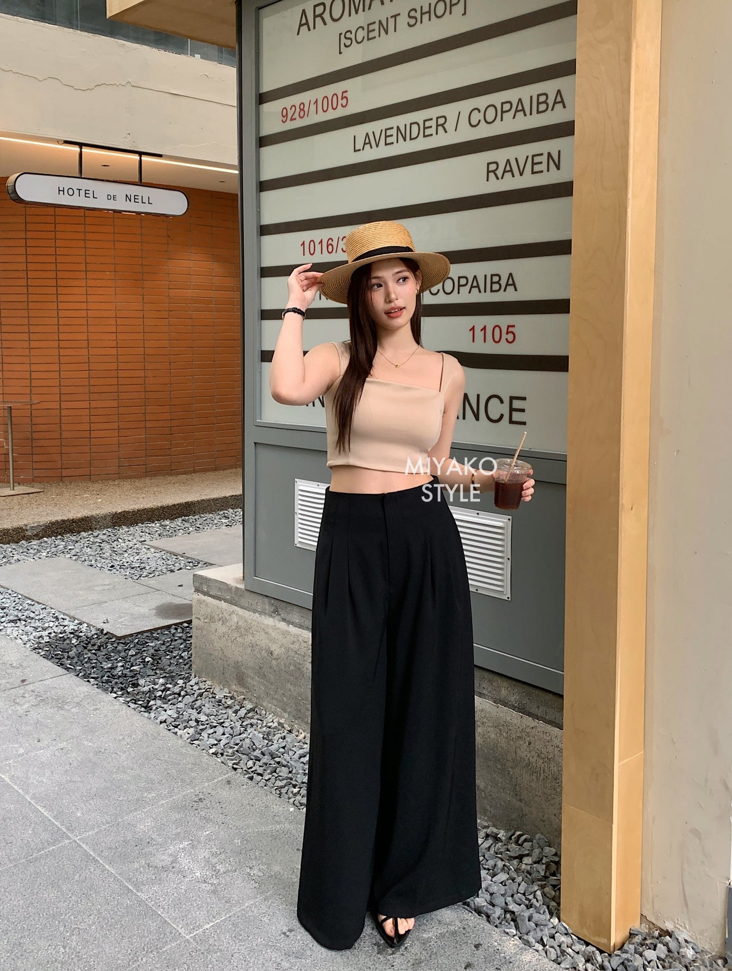 The New Premium Bra Crop Top in Khaki