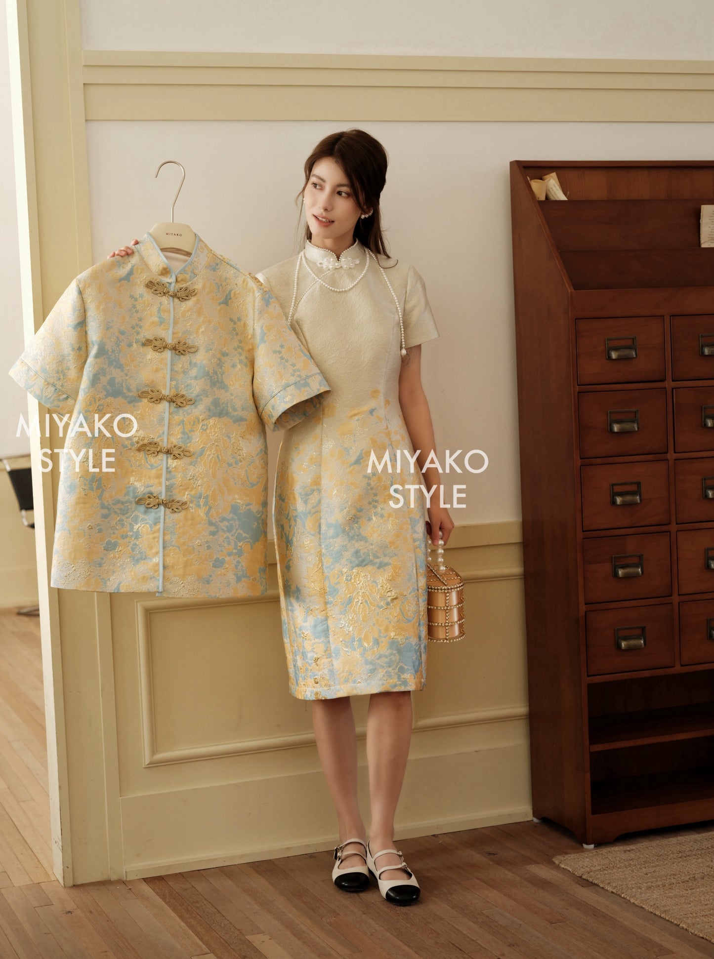 【花好月圆】Flora Luna Cheongsam Dress 奶奶款