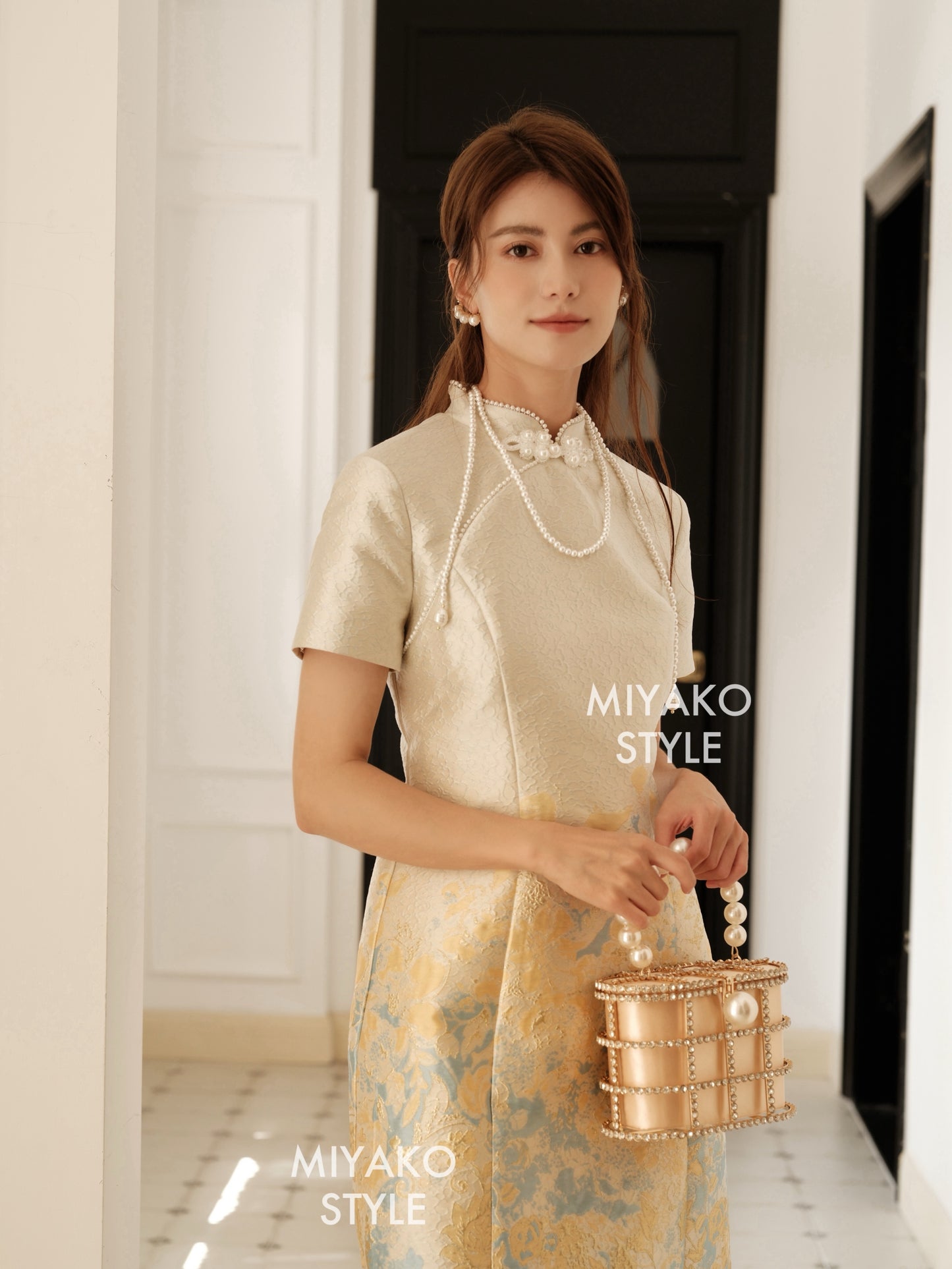 【花好月圆】Flora Luna Cheongsam Dress 奶奶款