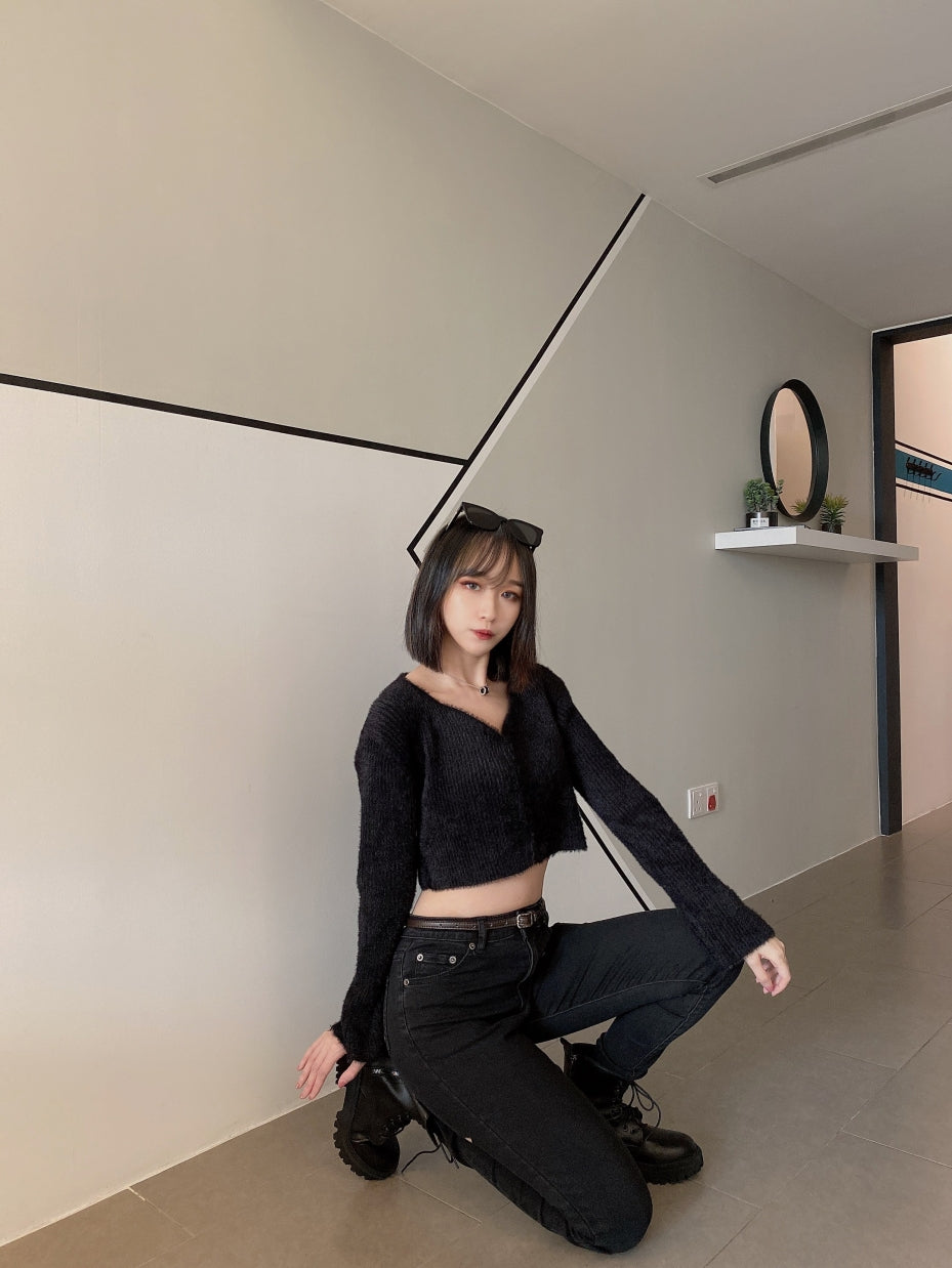 Upgrade version - Avery ripped jeans in Black