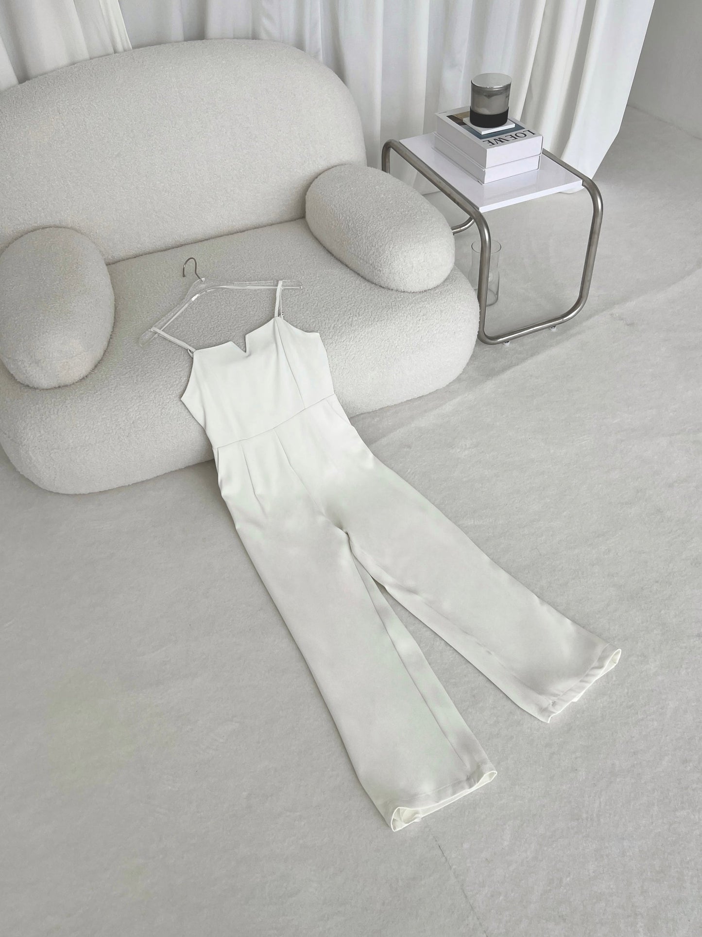 (DEFECT) Claire Jumpsuit in White
