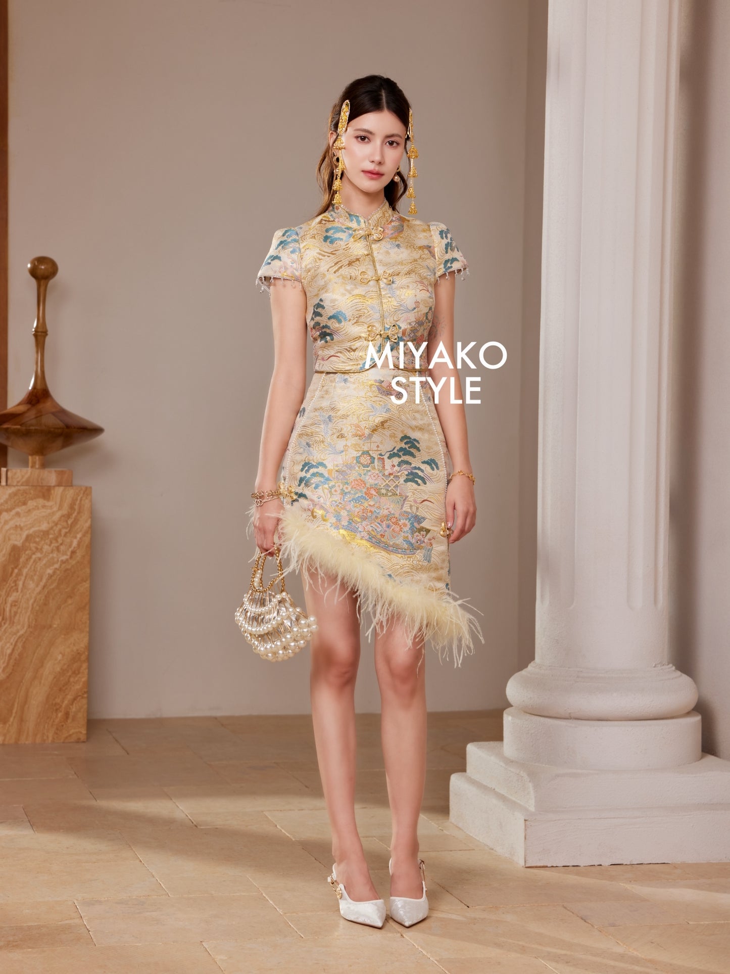 【金碧辉煌】Luxe Premium Midi Skirt 女装半身长裙