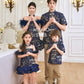 【星辰闪耀】Starlight Padded & Detachable Fur Sleeve Modern Cheongsam Dress in Golden Navy 女装连身裙