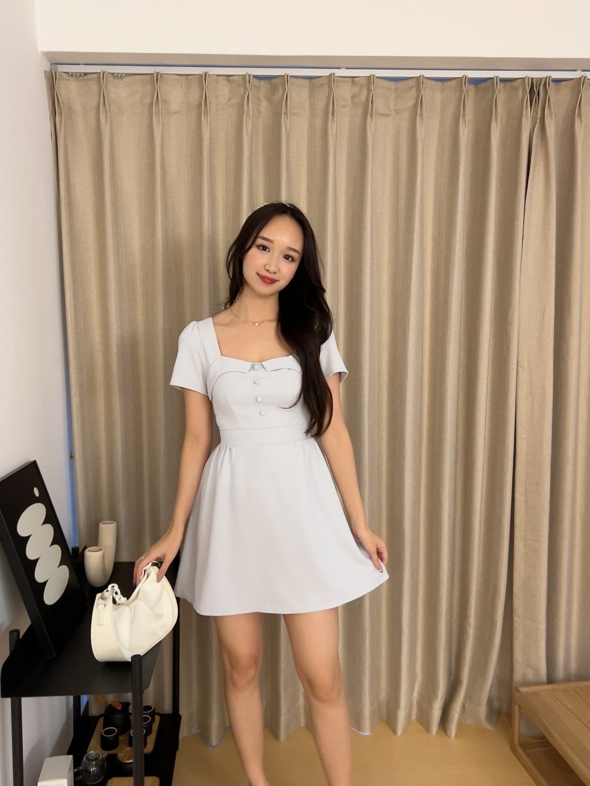Alice Mini Dress In Lightblue
