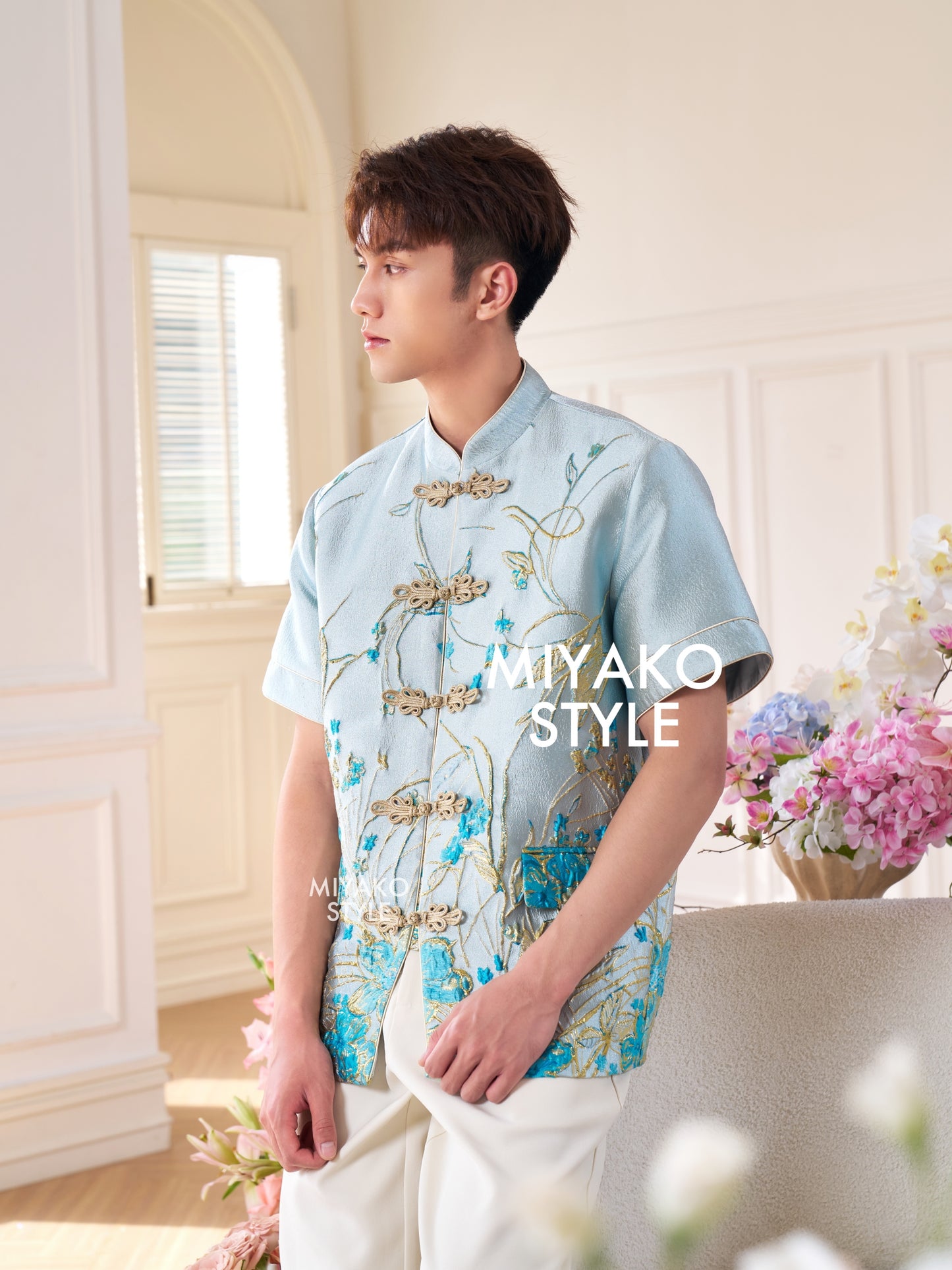 【一枝独秀】Unique Premium Cheongsam Men Suit 男唐装