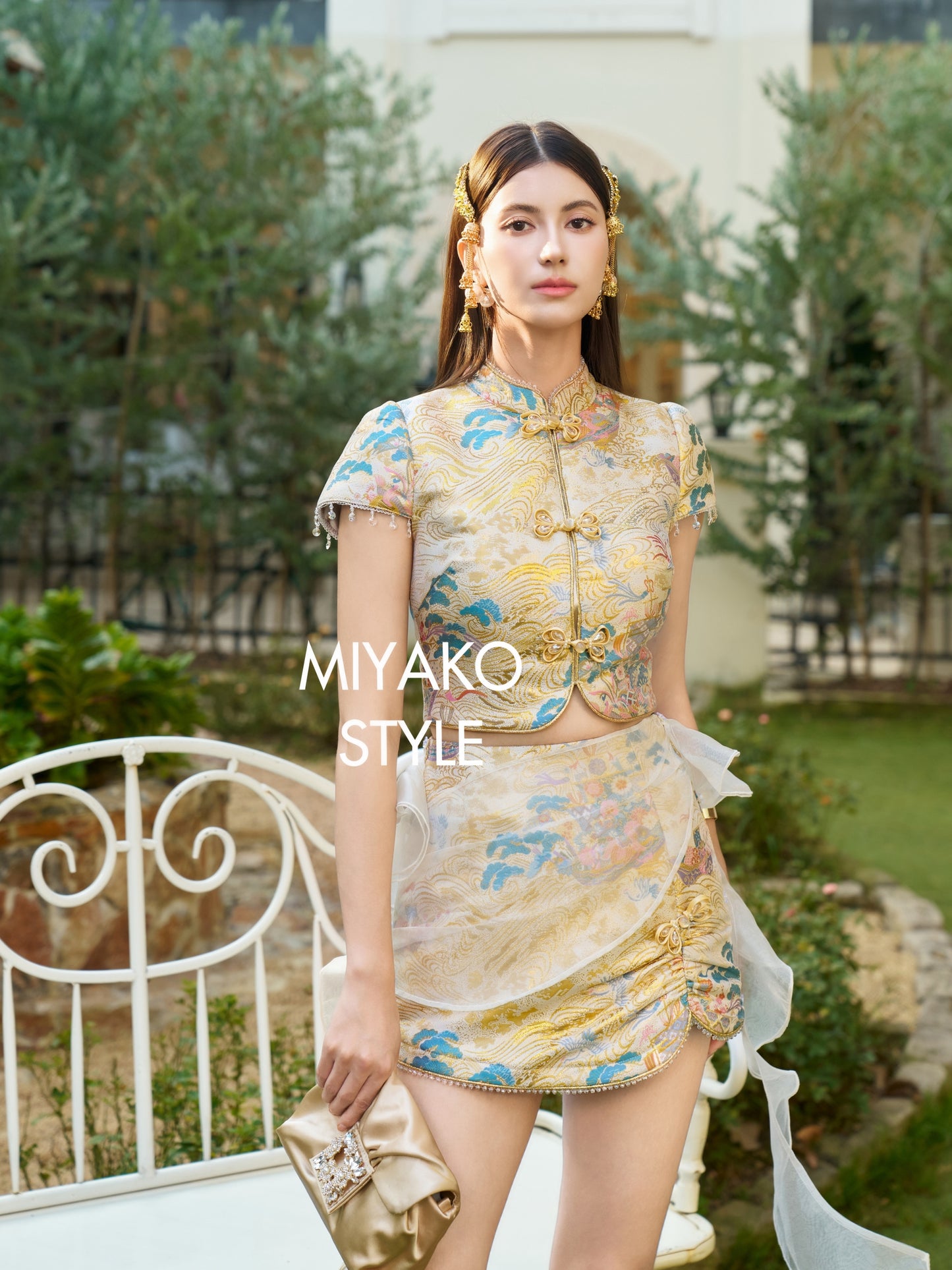 【金碧辉煌】Luxe Premium Mesh Mini Skirt 女装网纱短裙