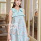 【情有独钟】Love Premium Detachable Sleeve Bubble Dress in Tiffany Blue 蒂芙尼女装连身裙